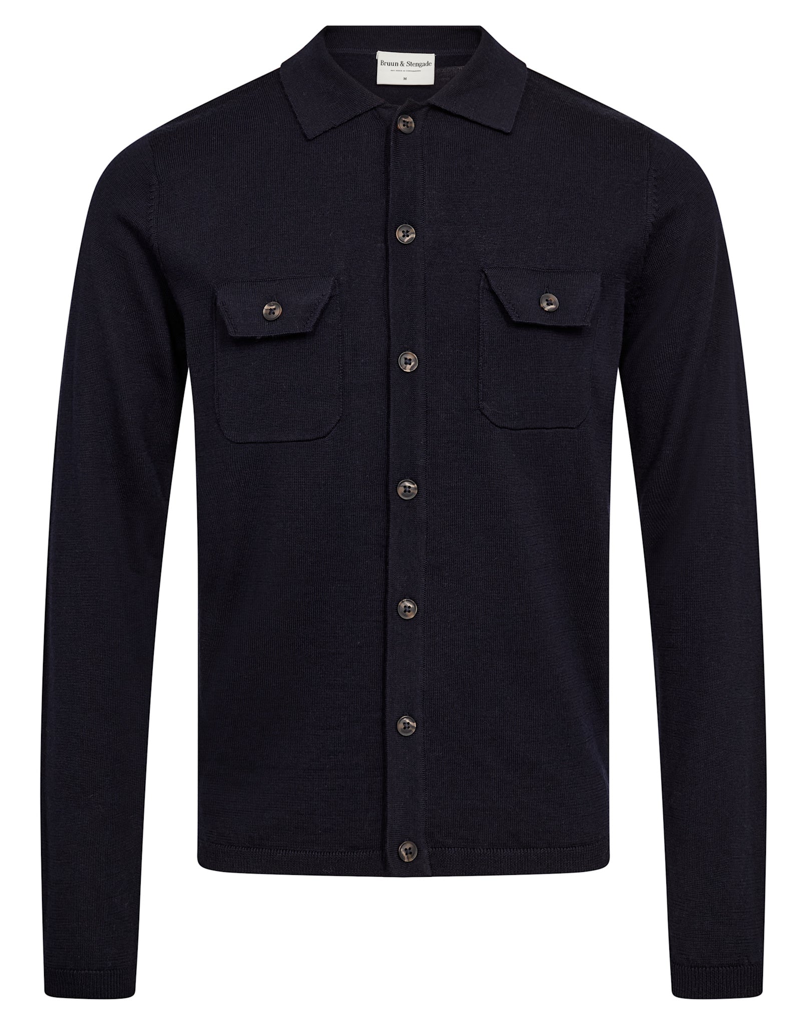 BS Zaouma Regular Fit Stickat - Navy