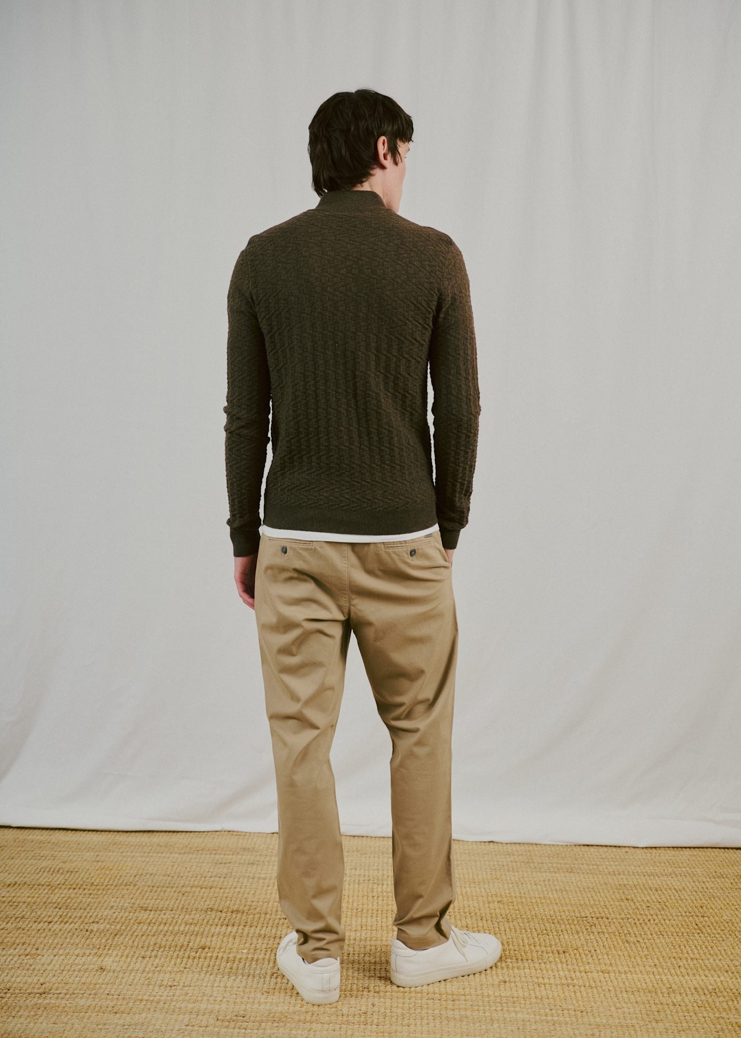 BS Mastor Regular Fit Stickat - Forest