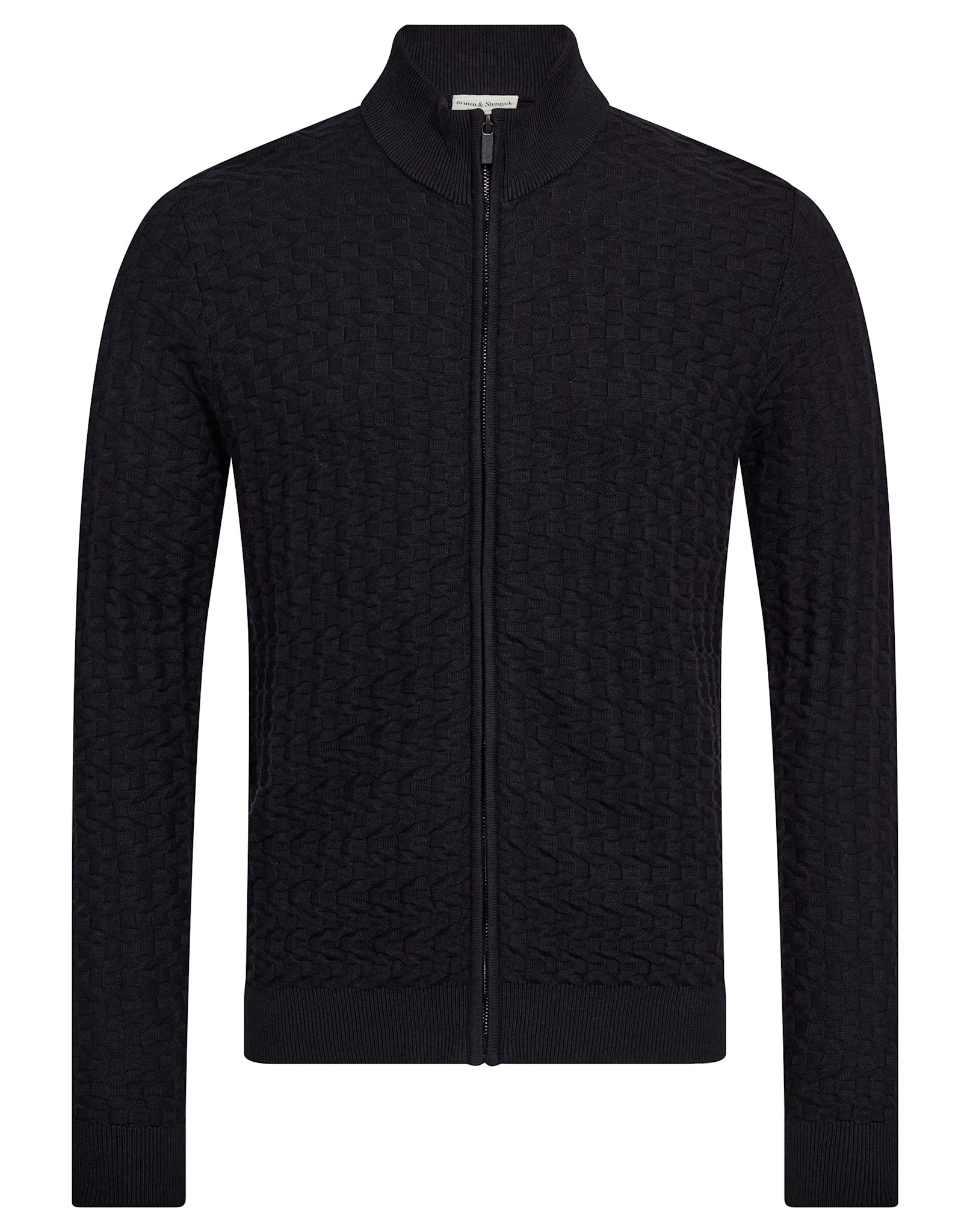 BS Mastor Regular Fit Stickat - Navy