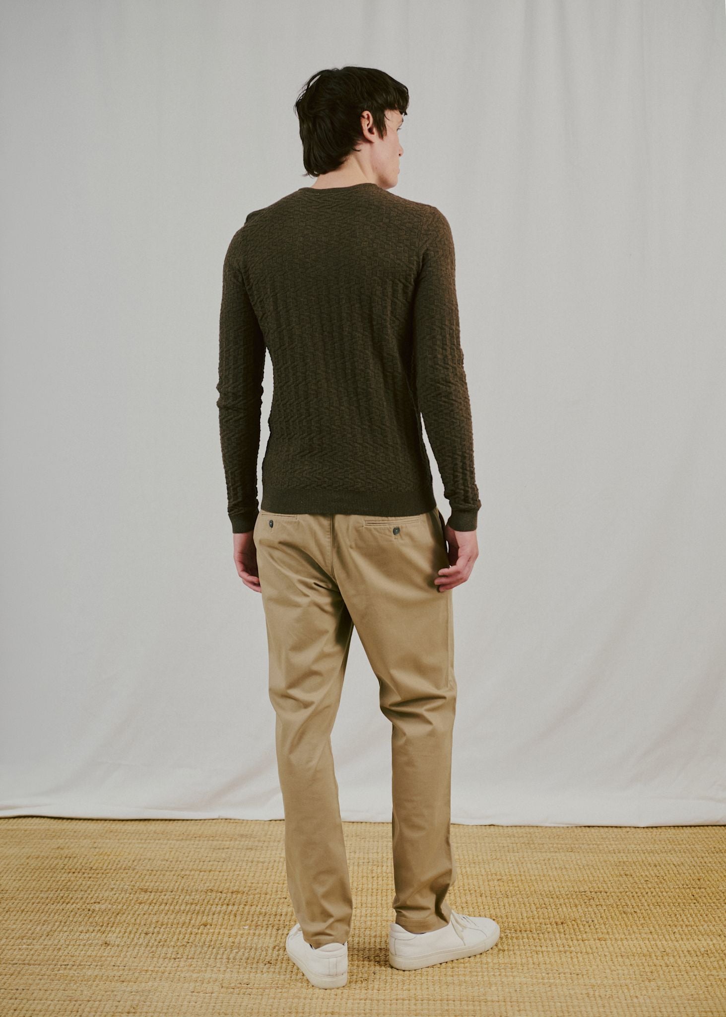 BS Kergueleu Regular Fit Stickat - Forest
