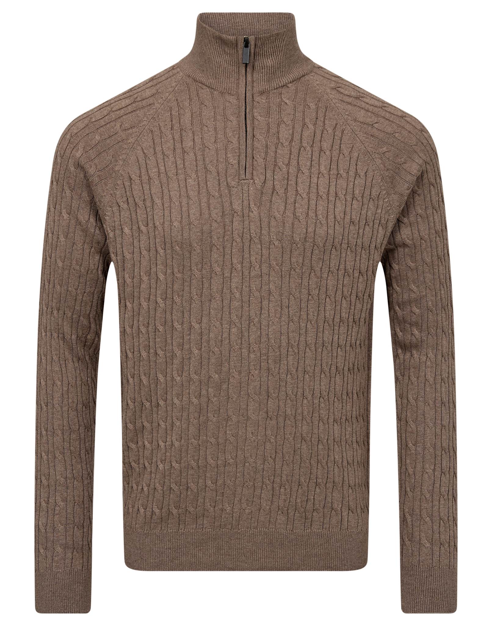 BS Simbel Regular Fit Stickat - Brown