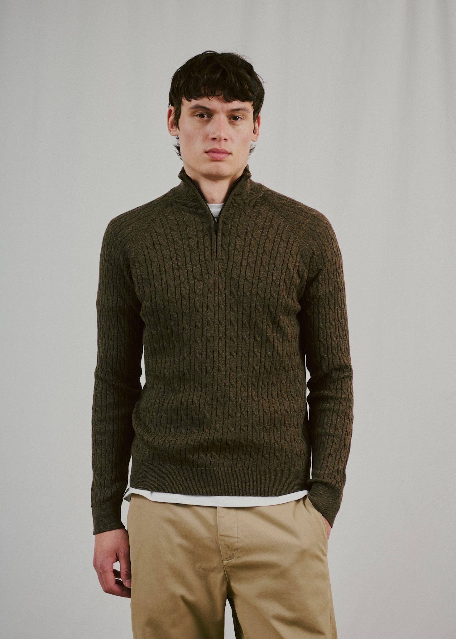 BS Simbel Regular Fit Stickat - Forest