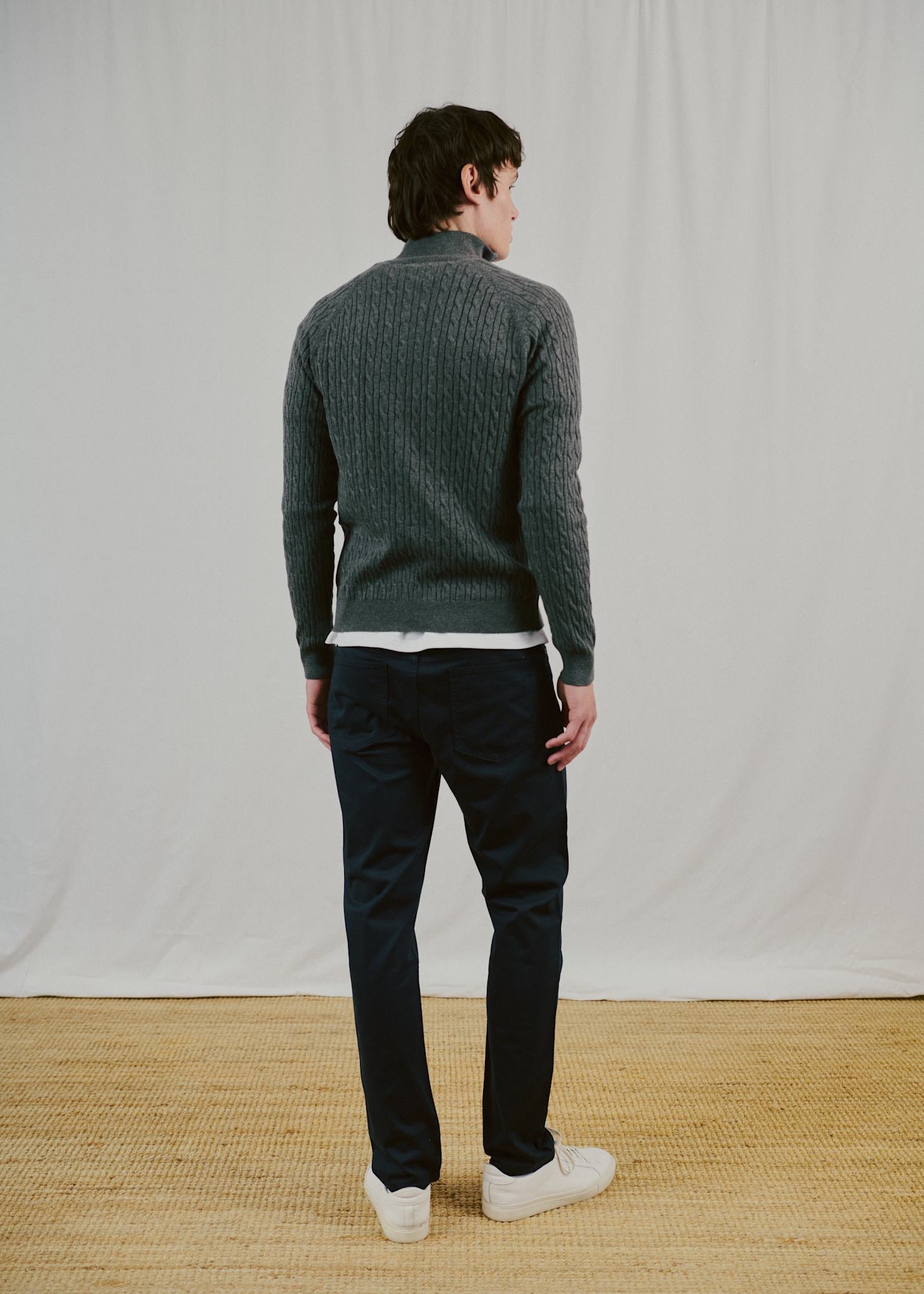 BS Simbel Regular Fit Stickat - Grey