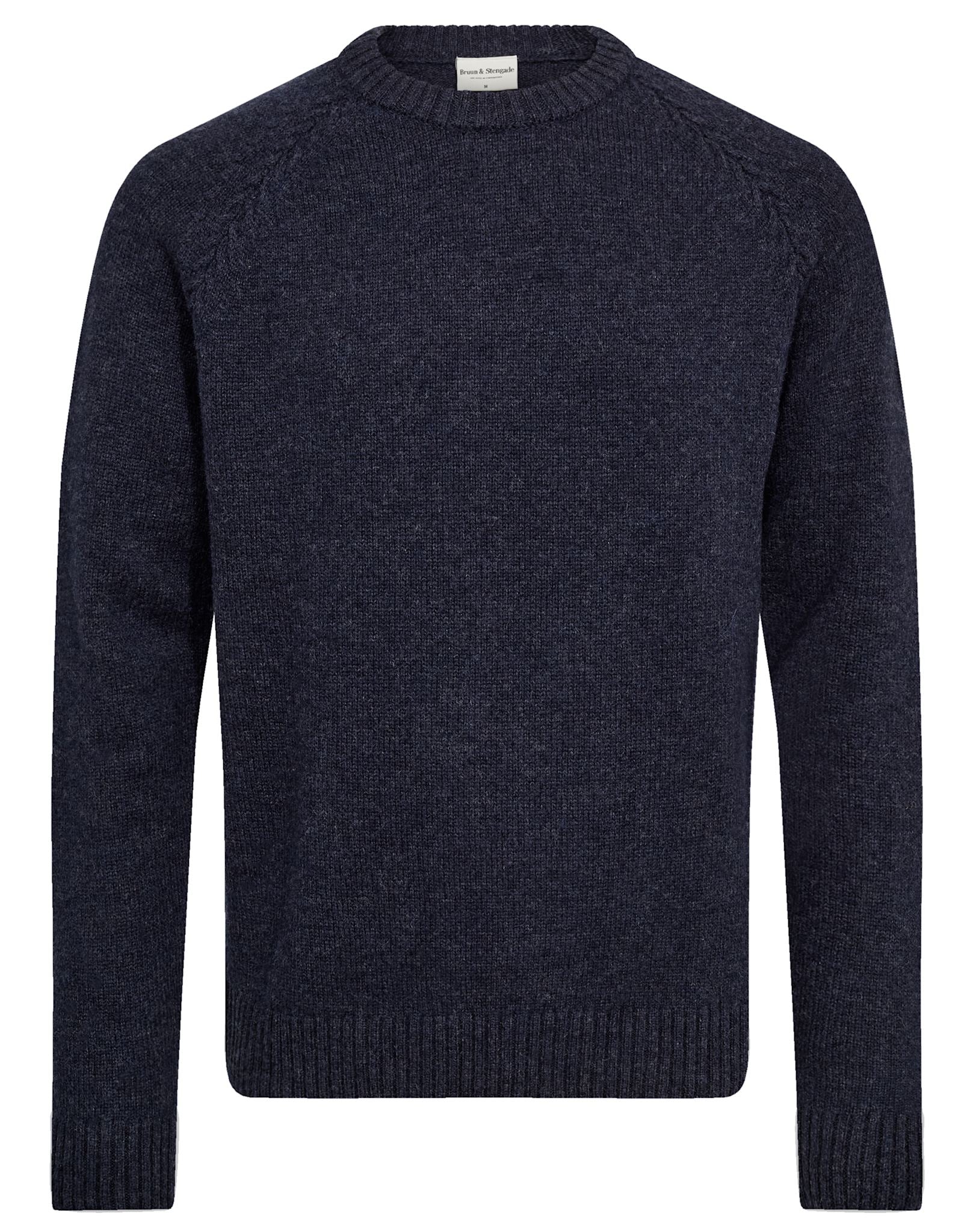 BS Punta Regular Fit Stickat - Grey