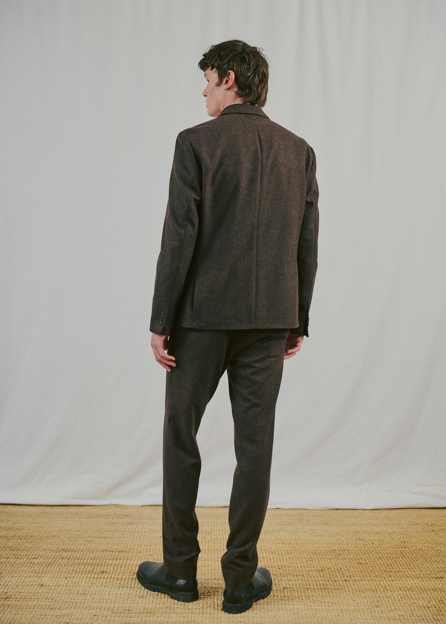 BS Melliw Classic Fit Kostymbyxor - Brown