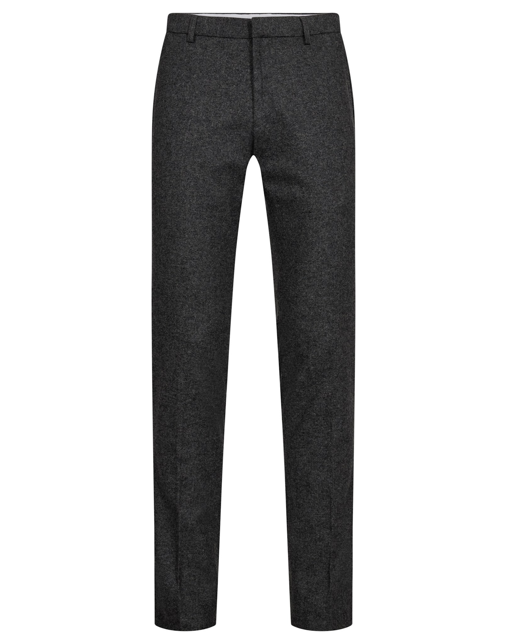 BS Melliw Classic Fit Kostymbyxor - Grey