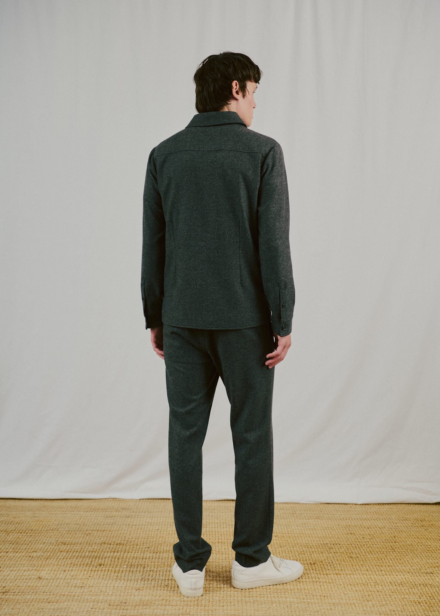 BS Melliw Classic Fit Kostymbyxor - Grey