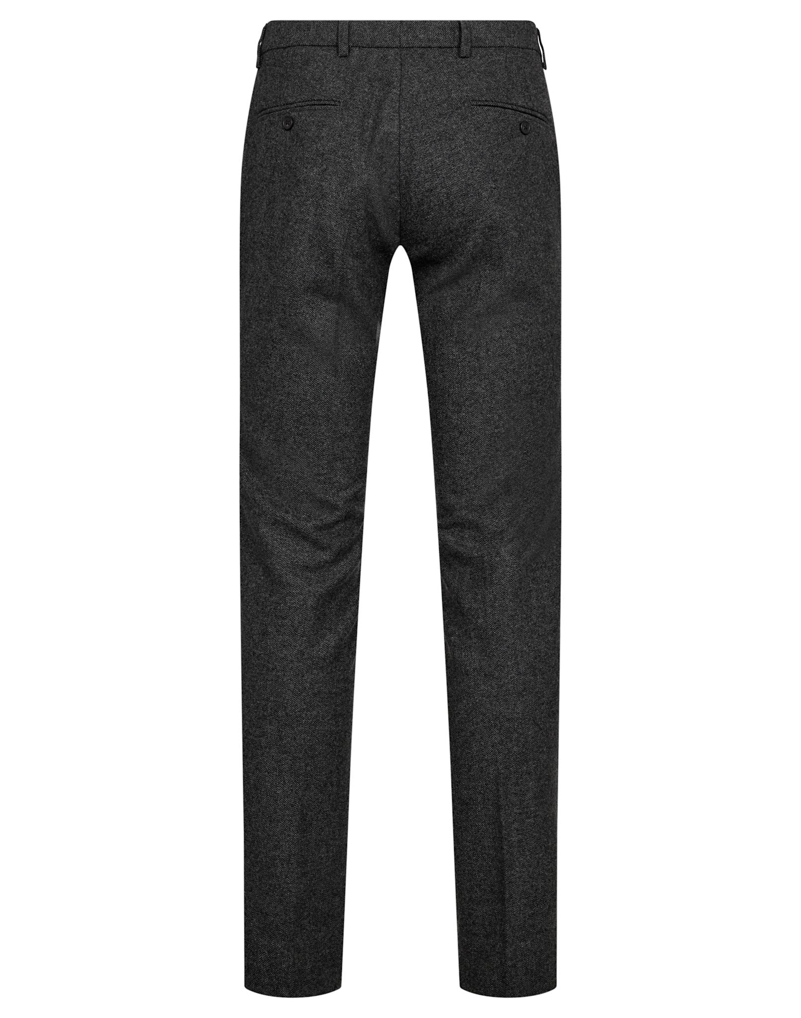 BS Melliw Classic Fit Kostymbyxor - Grey