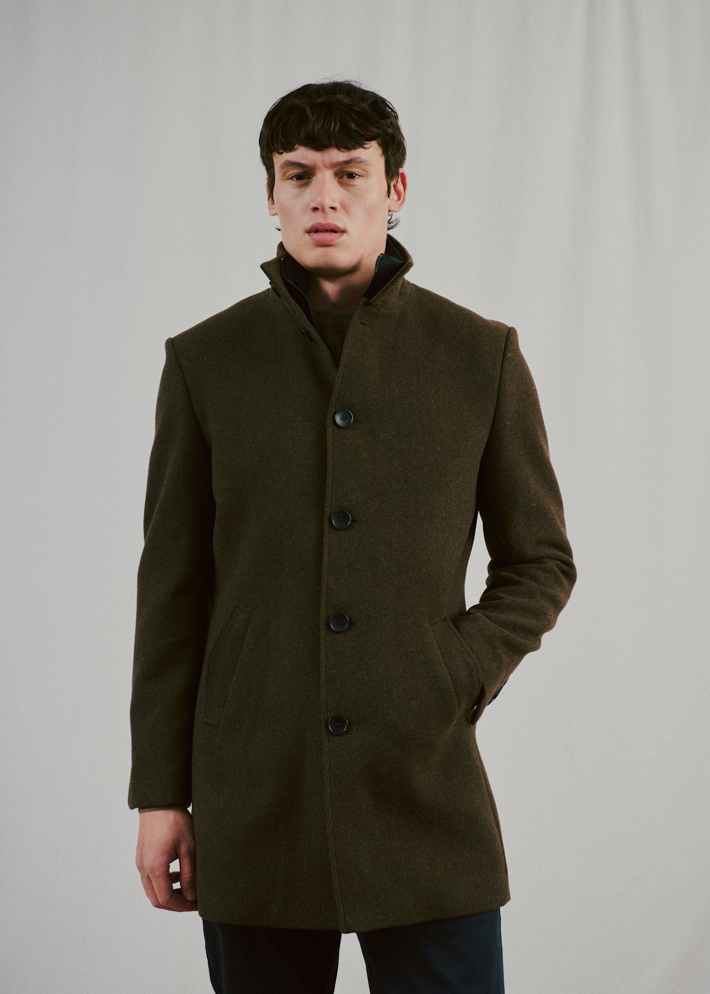 BS Ontario Slim Fit Rock - Brown
