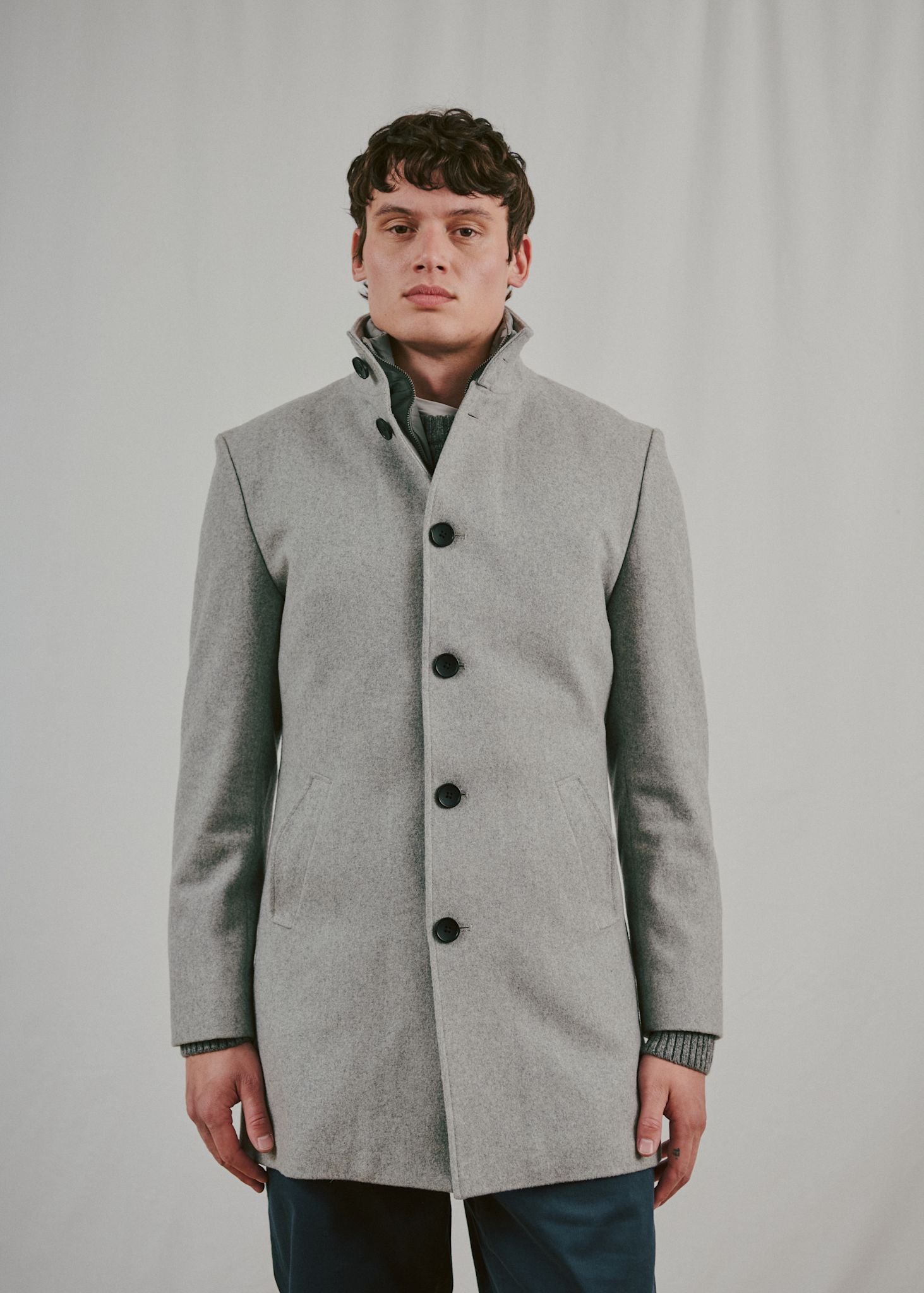 BS Ontario Slim Fit Rock - Light Grey