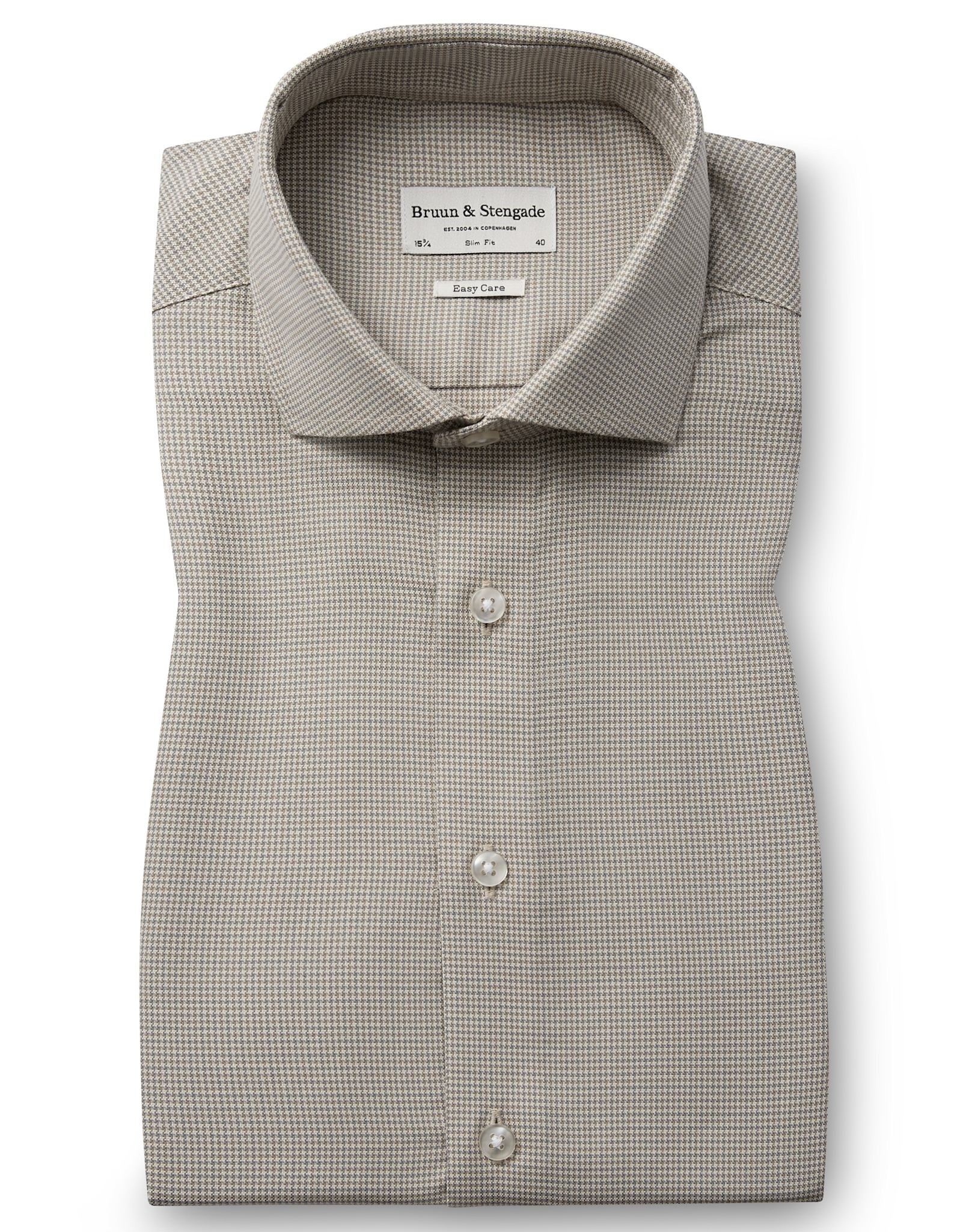 BS Seymour Slim Fit Skjorta - Grey