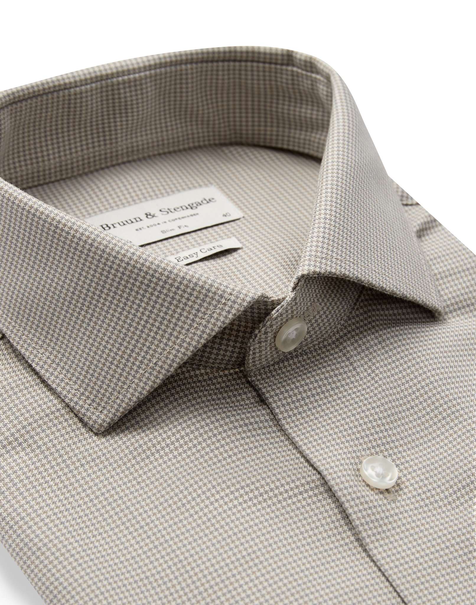 BS Seymour Slim Fit Skjorta - Grey