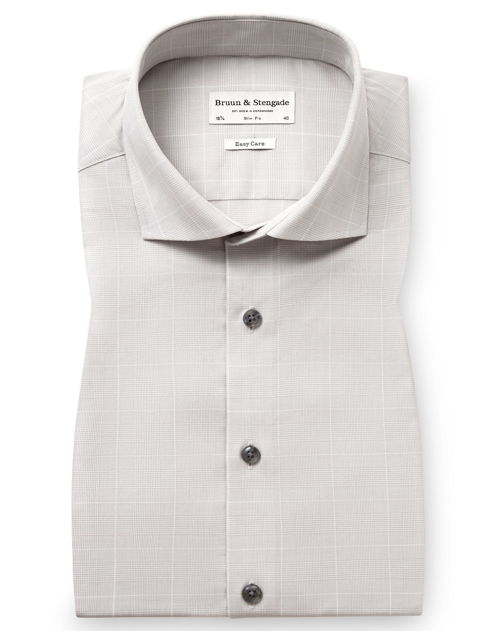 BS Krefeld Slim Fit Skjorta - Grey