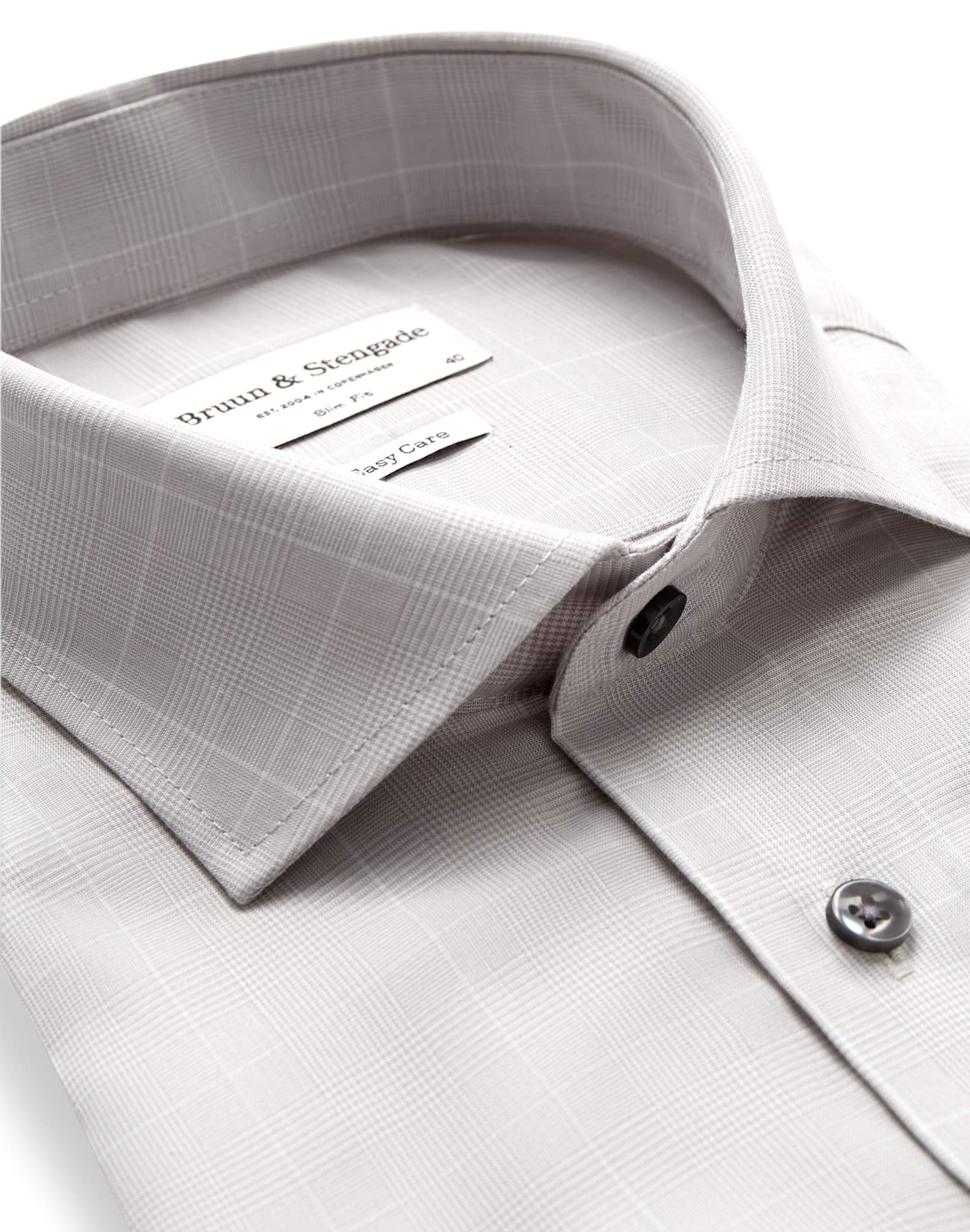 BS Krefeld Slim Fit Skjorta - Grey
