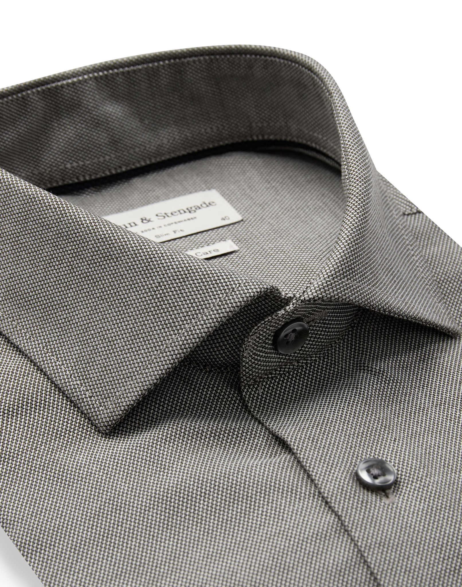 BS Tolle Slim Fit Skjorta - Grey