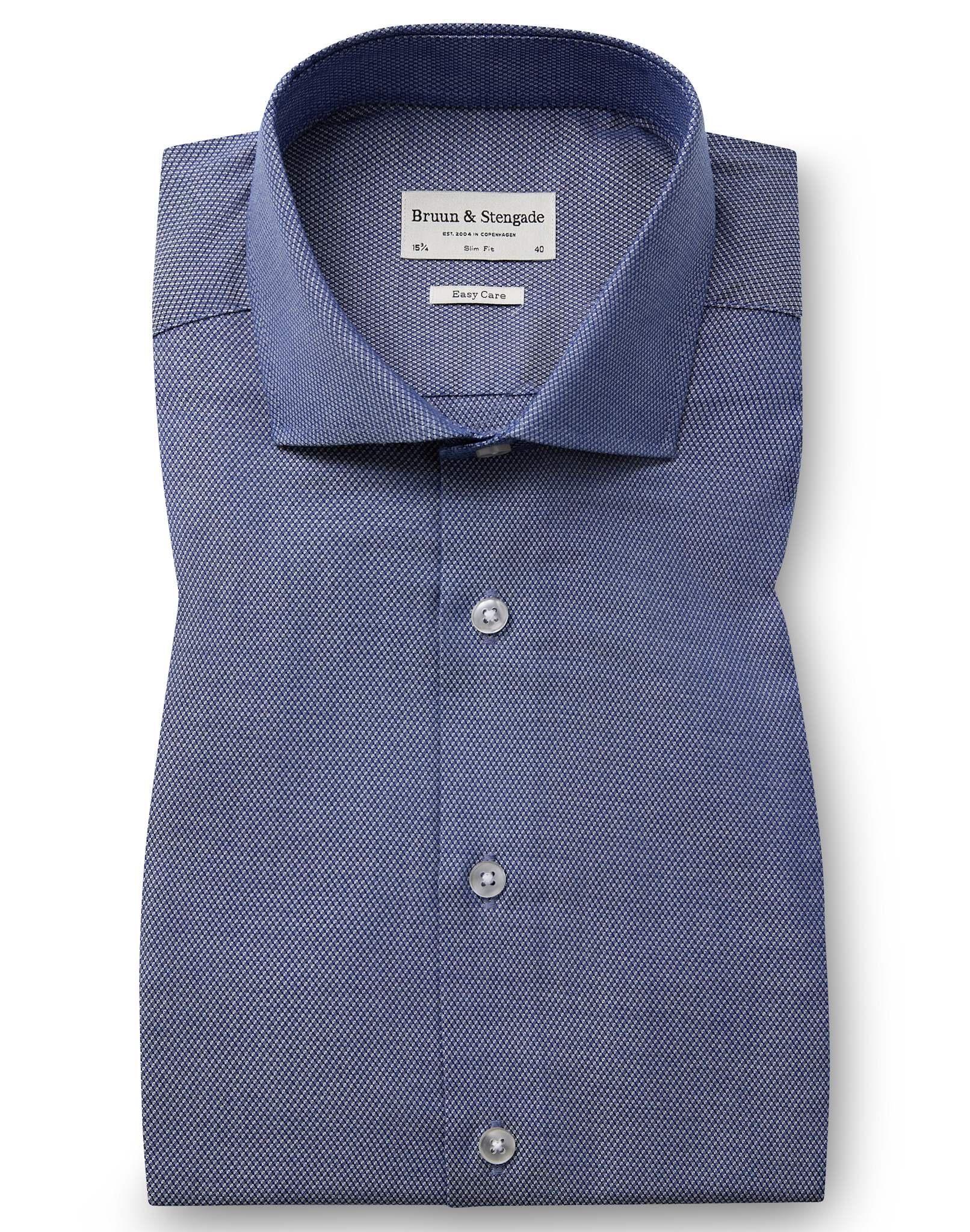 BS Guillou Slim Fit Skjorta - Navy