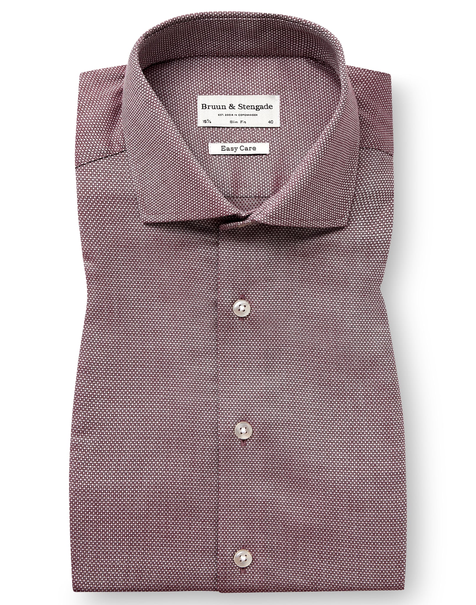 BS Pilgaard Slim Fit Skjorta - Red