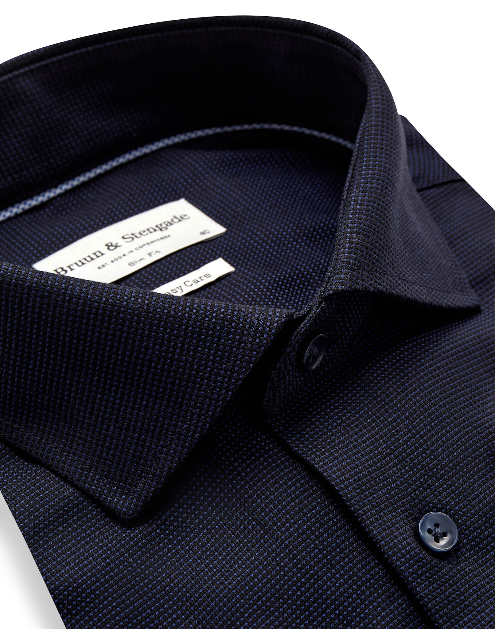 BS Bjerre Slim Fit Skjorta - Black