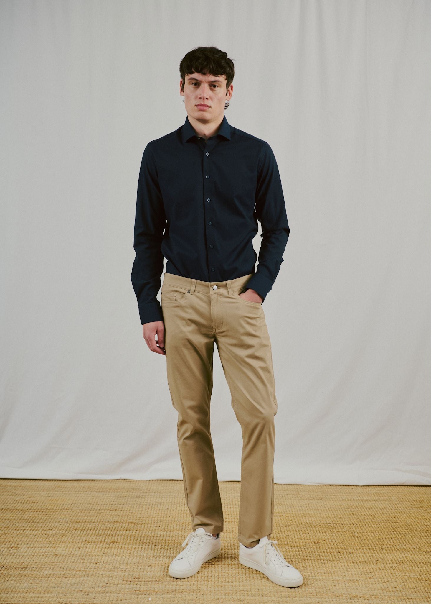 BS Bjerre Slim Fit Skjorta - Black