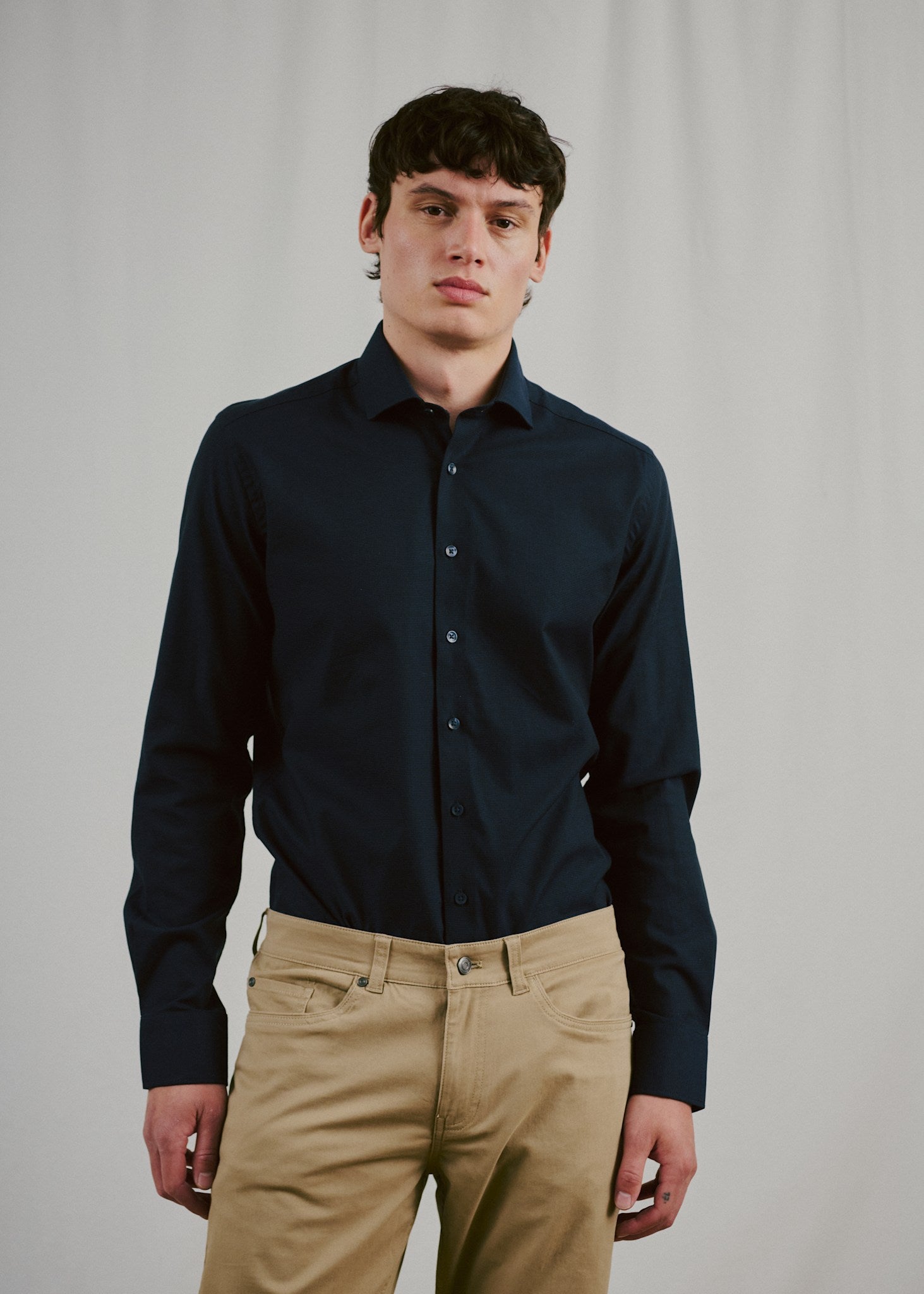 BS Bjerre Slim Fit Skjorta - Black