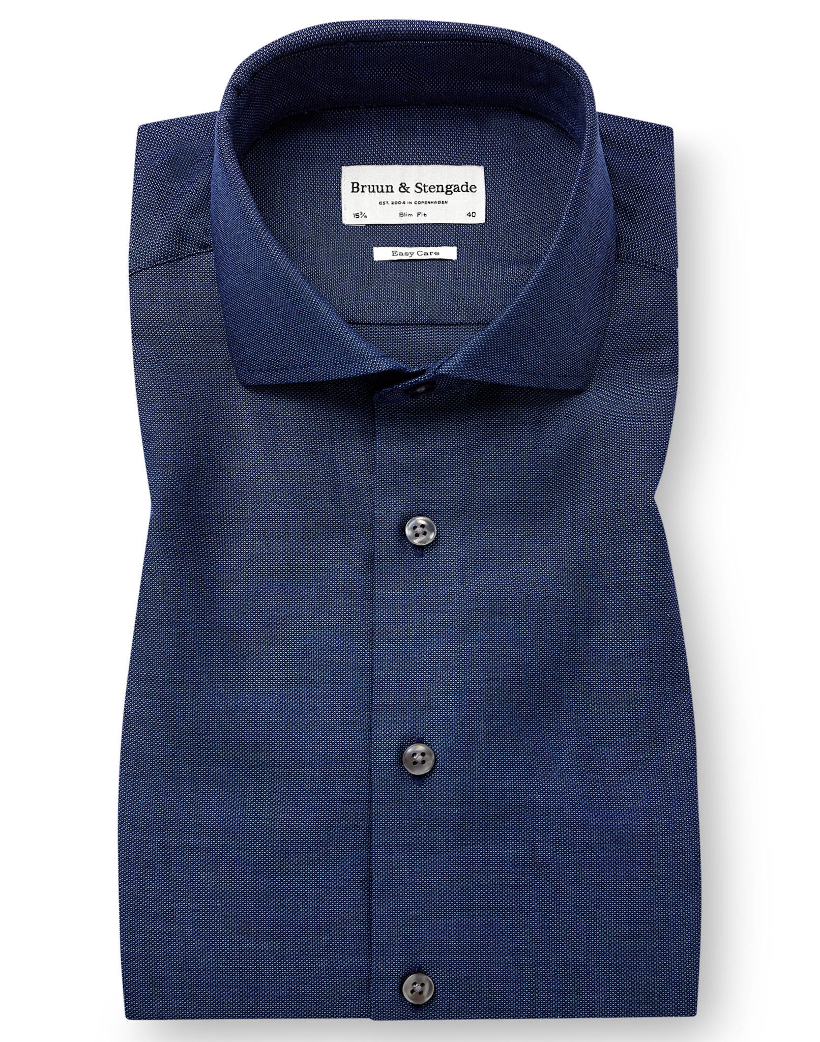 BS Joff Slim Fit Skjorta - Navy