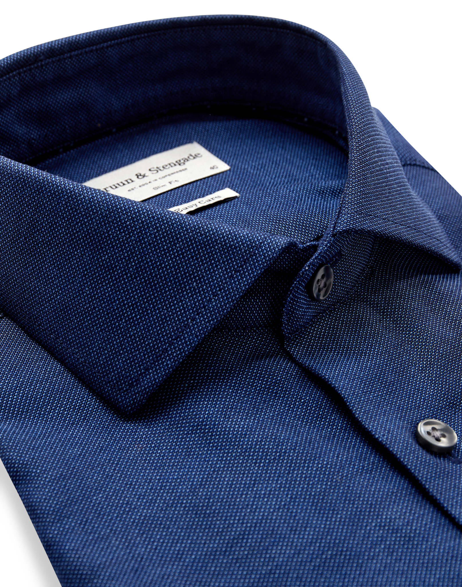 BS Joff Slim Fit Skjorta - Navy