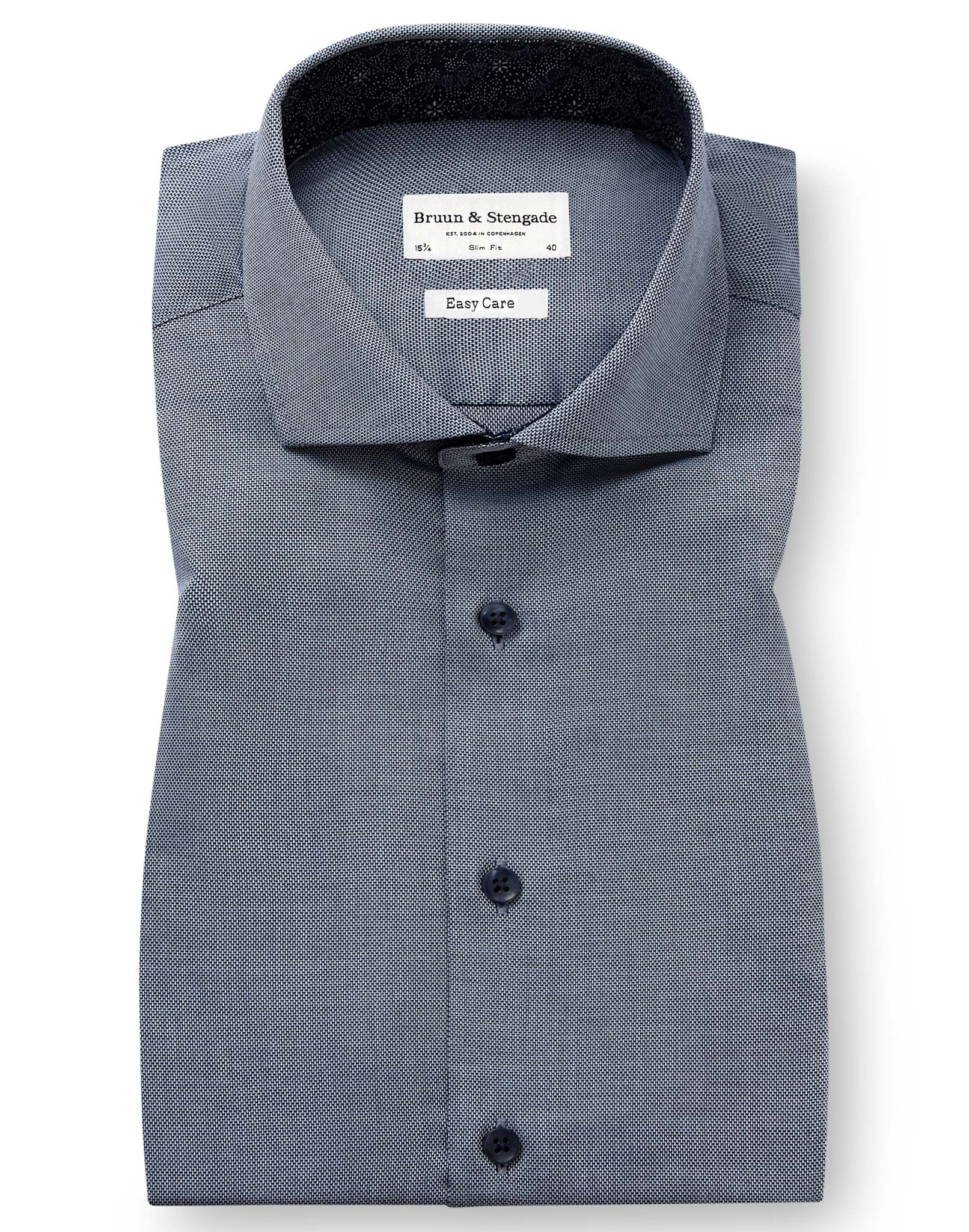 BS Fupz Slim Fit Skjorta - Navy