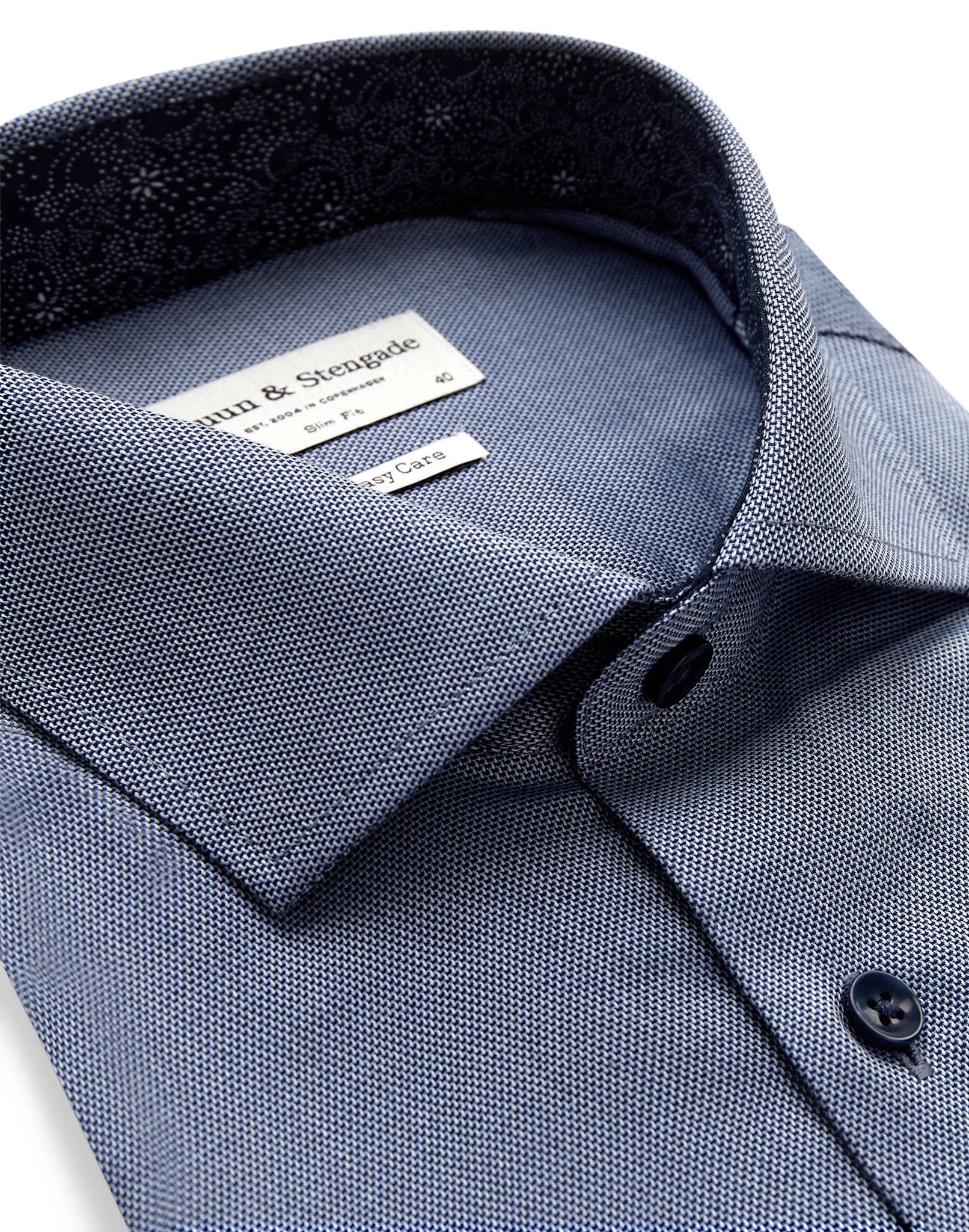 BS Fupz Slim Fit Skjorta - Navy