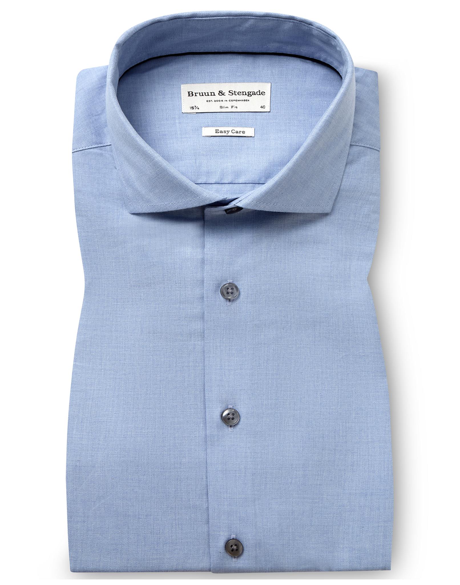 BS Samsoe Slim Fit Skjorta - Light Blue