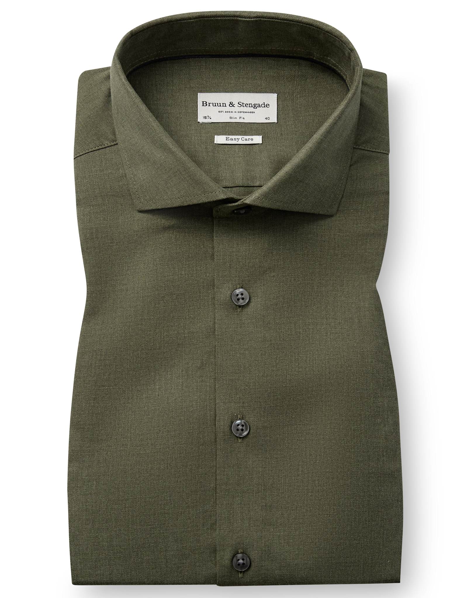 BS Lindgren Slim Fit Skjorta - Green