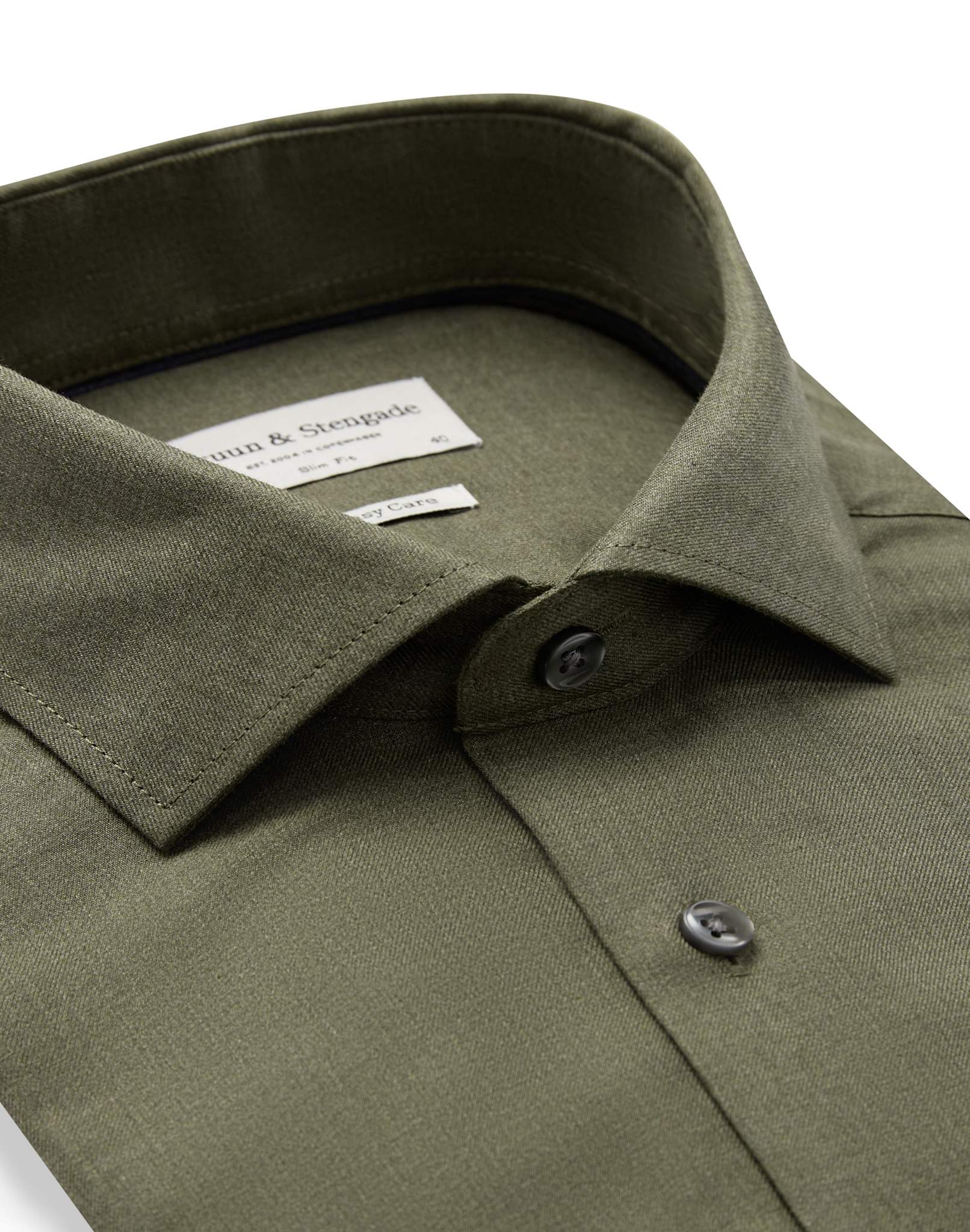 BS Lindgren Slim Fit Skjorta - Green