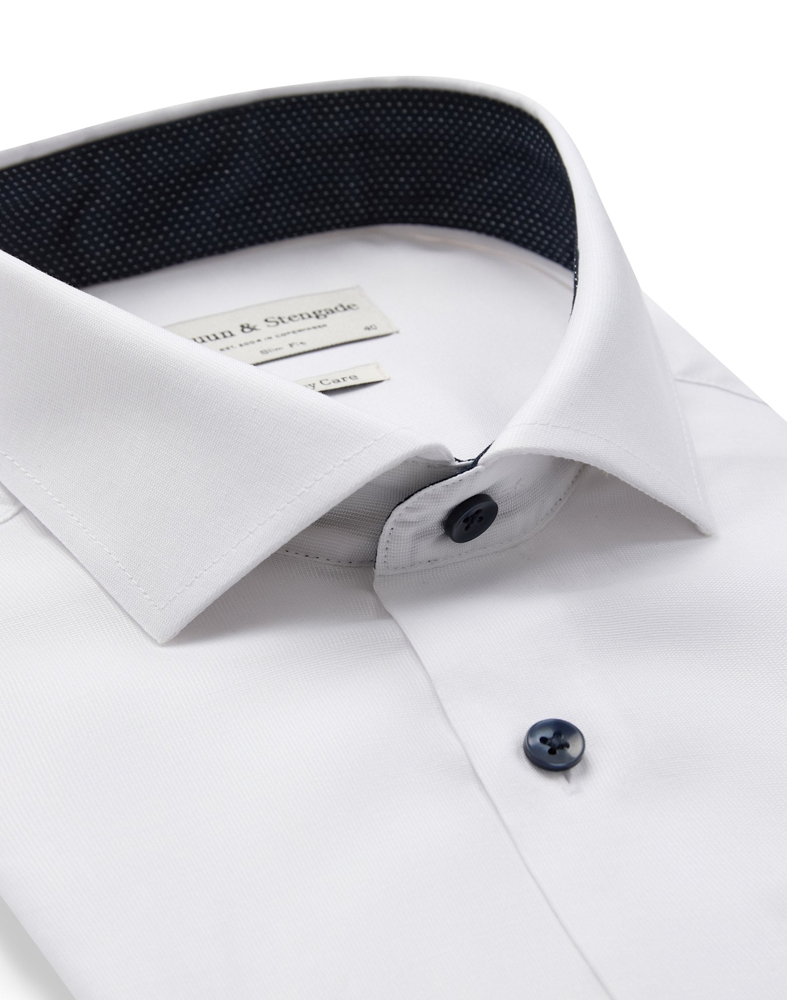 BS Wohleben Slim Fit Skjorta - White