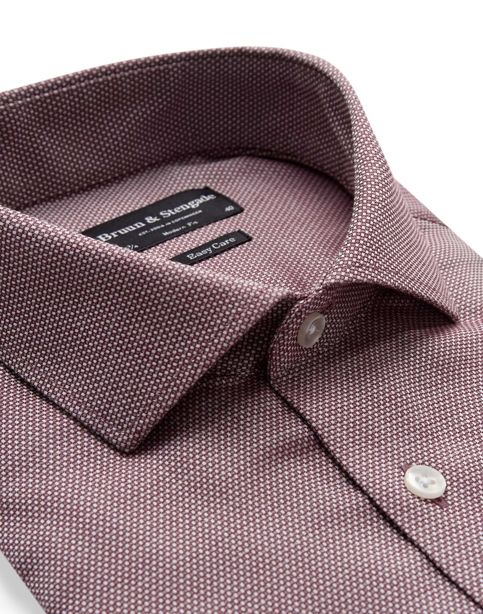 BS Ekberg Modern Fit Skjorta - Red