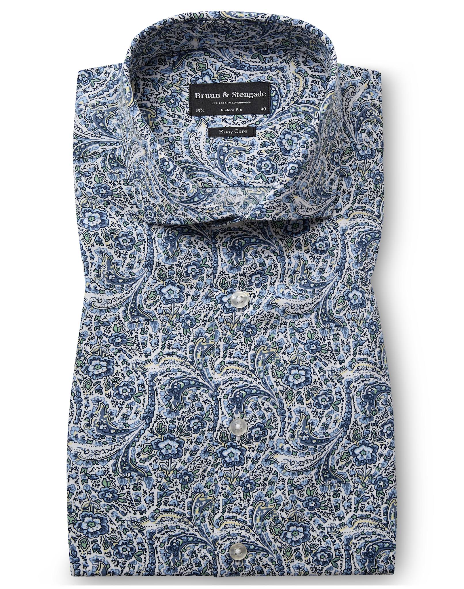 BS Tolkien Modern Fit Skjorta - Navy