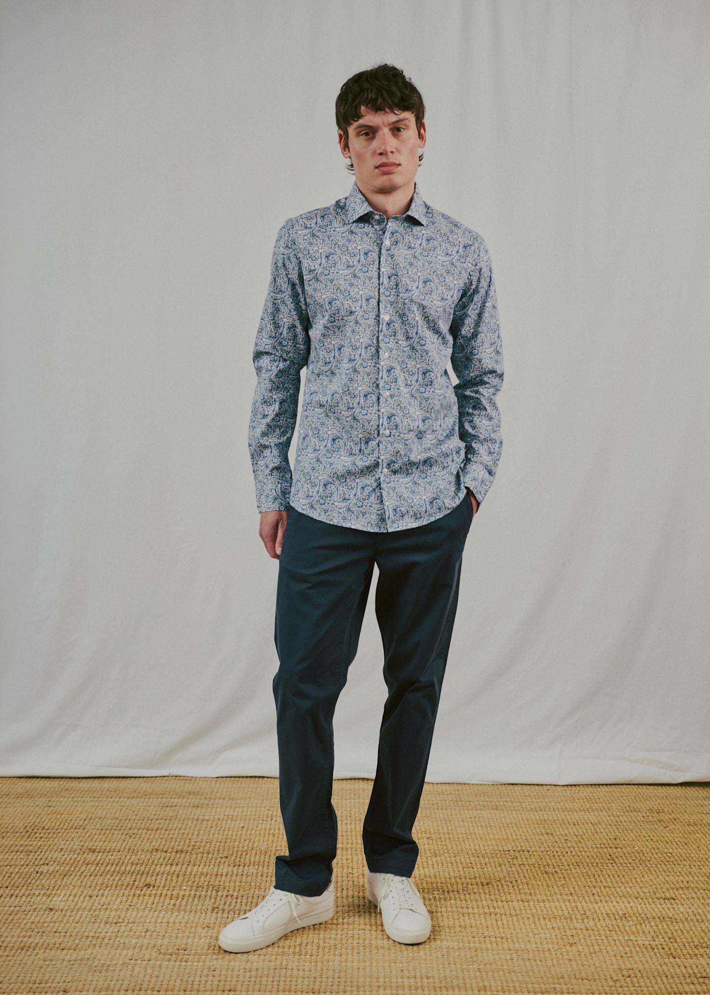 BS Tolkien Modern Fit Skjorta - Navy