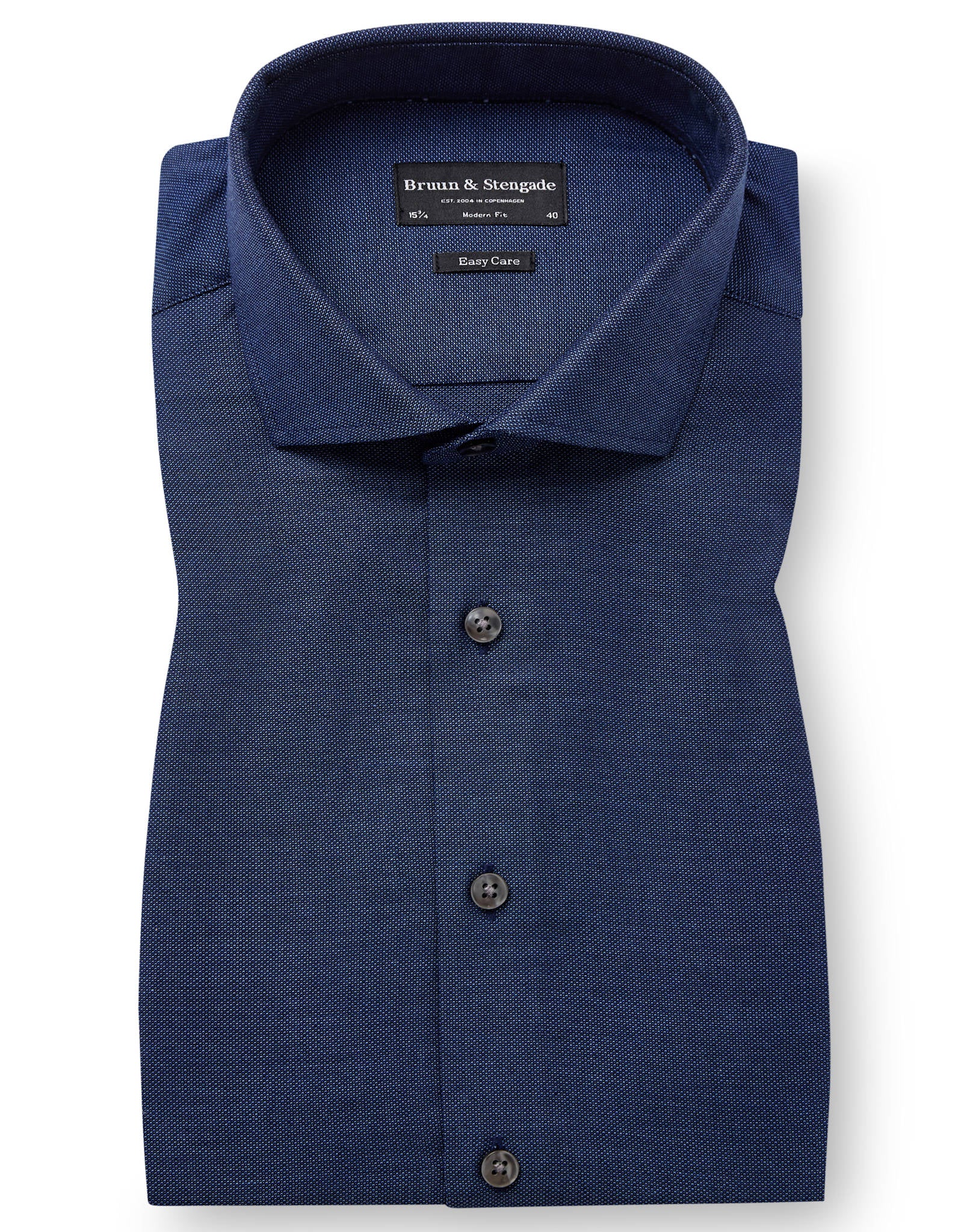 BS Haumann Modern Fit Skjorta - Navy
