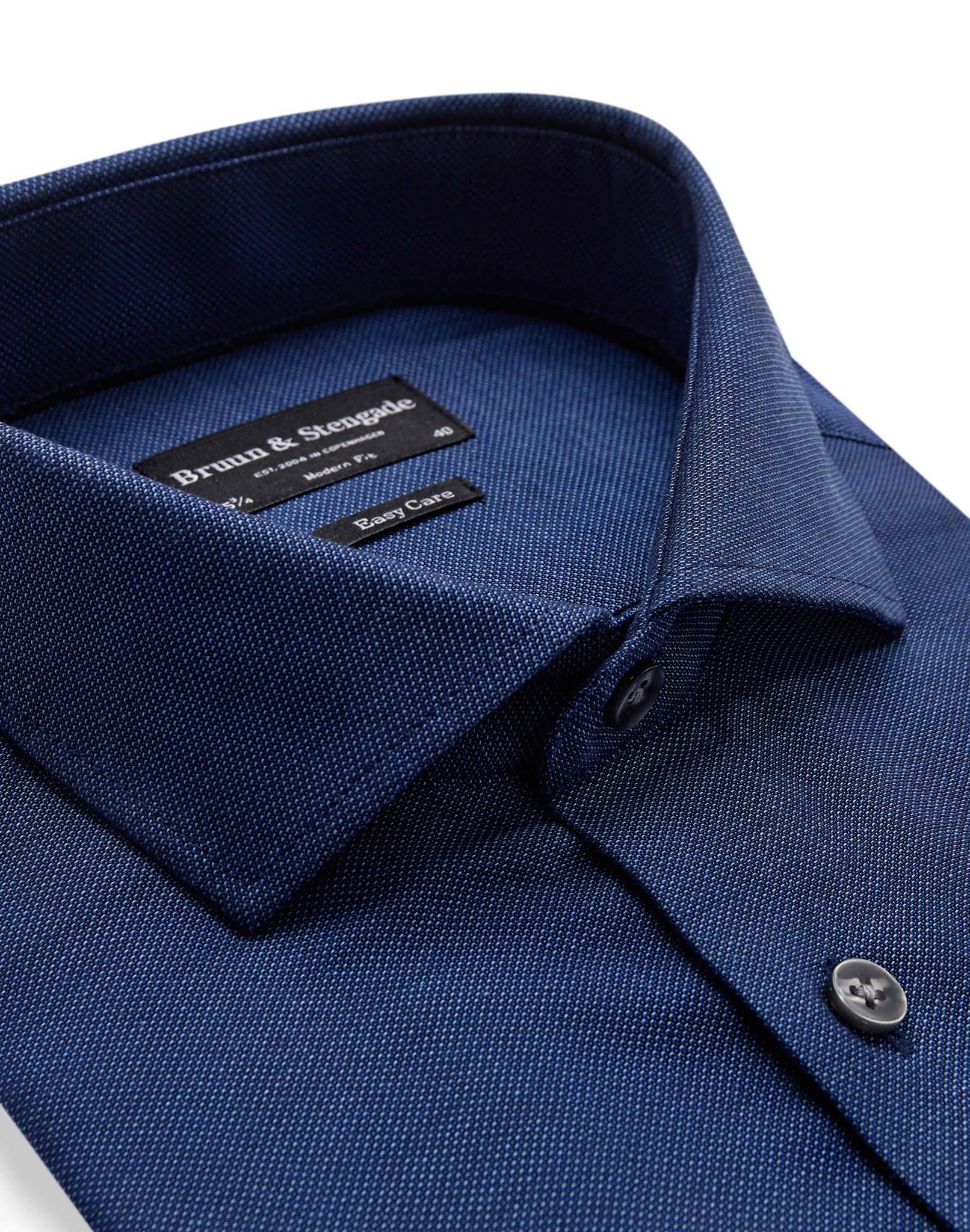 BS Haumann Modern Fit Skjorta - Navy