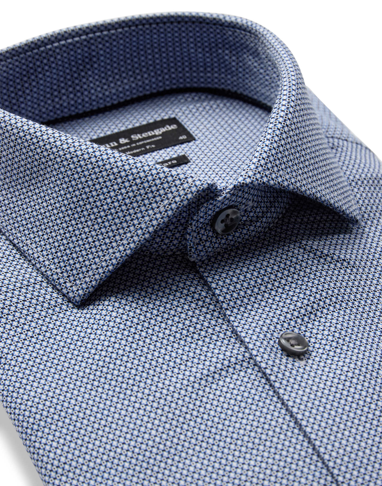 BS Egner Modern Fit Skjorta - Navy