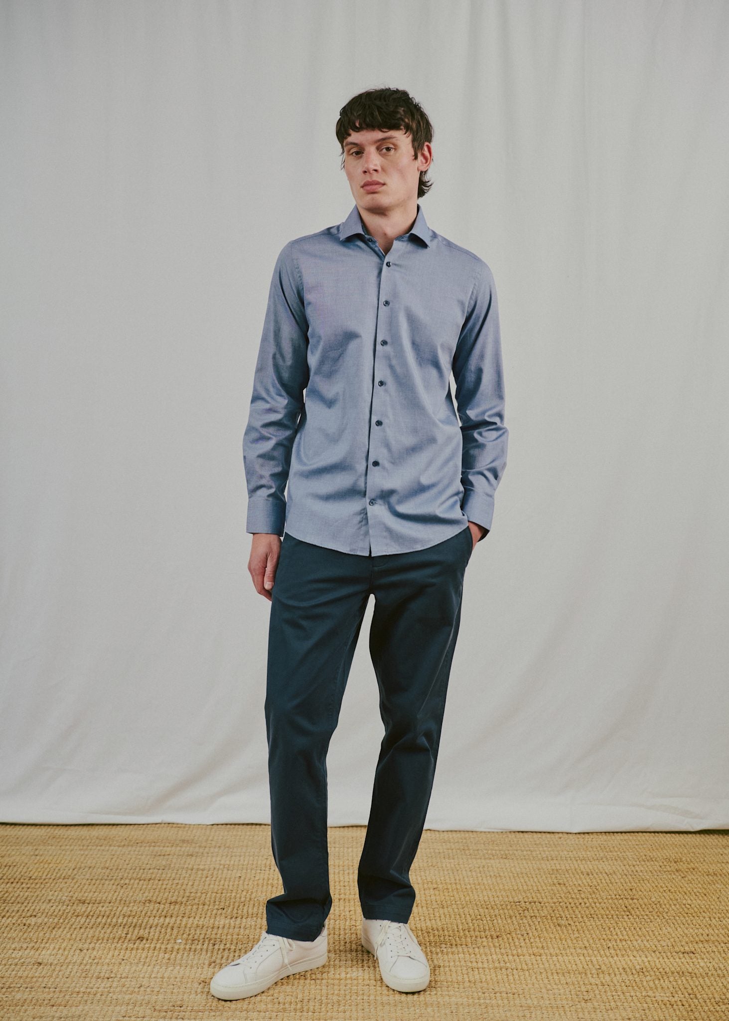 BS Jussi Modern Fit Skjorta - Navy