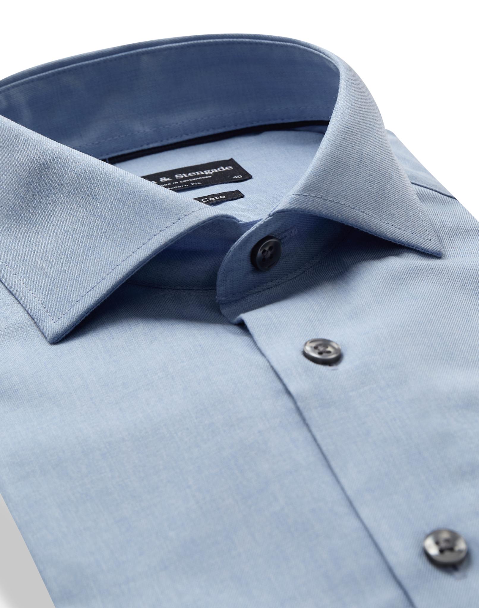 BS Holme Modern Fit Skjorta - Light Blue