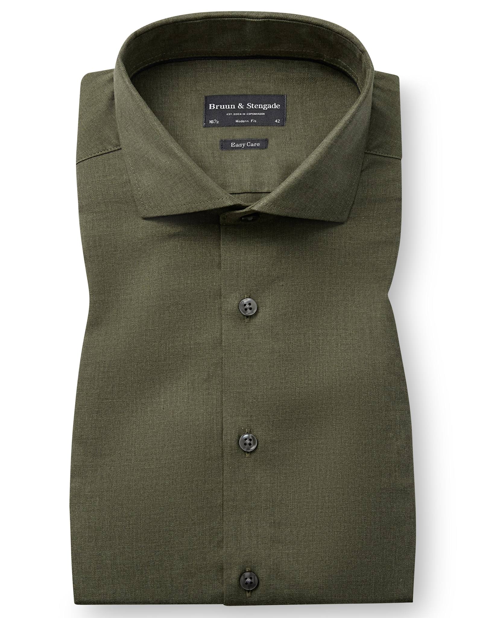 BS Andersen Modern Fit Skjorta - Green