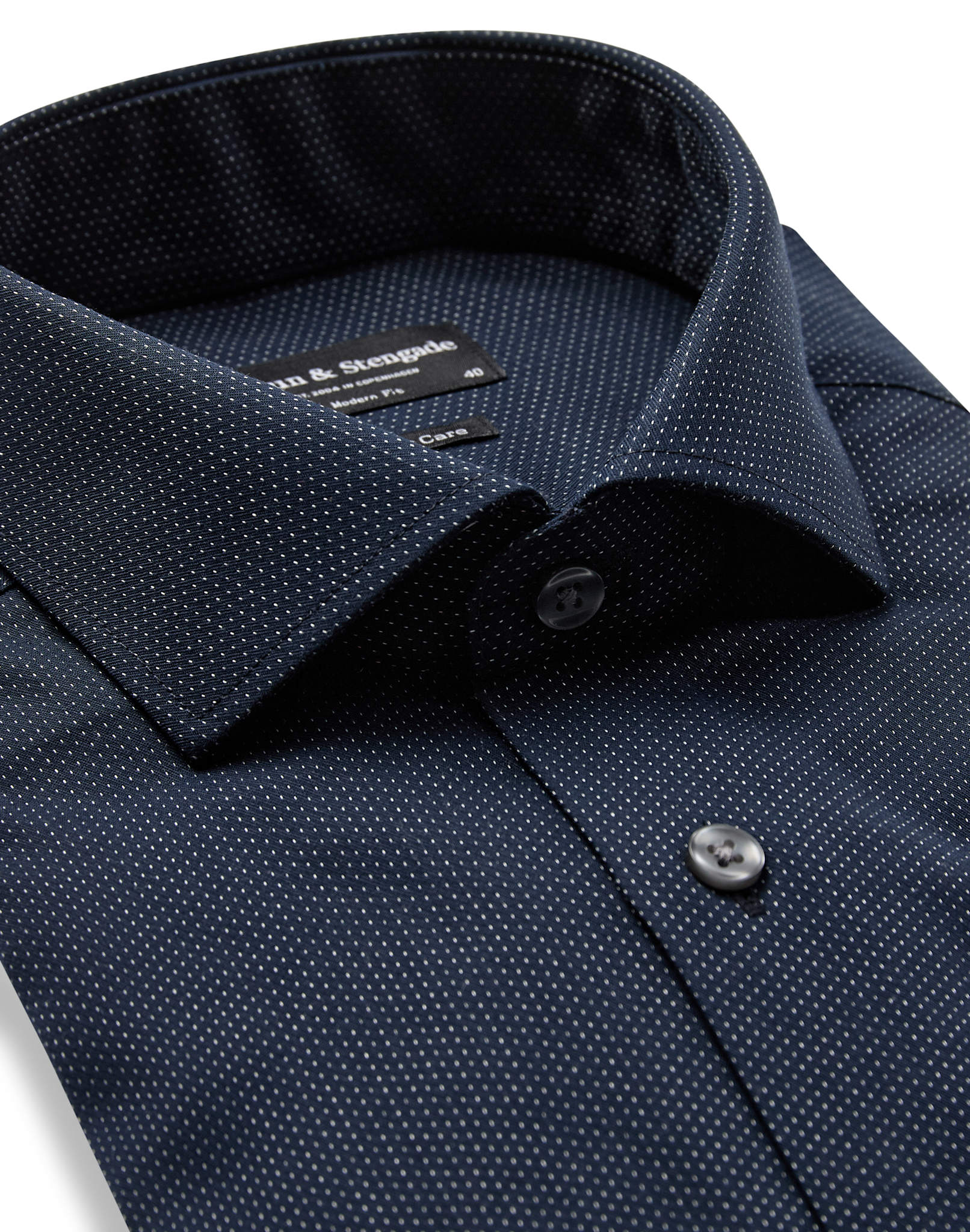 BS Maas Modern Fit Skjorta - Black