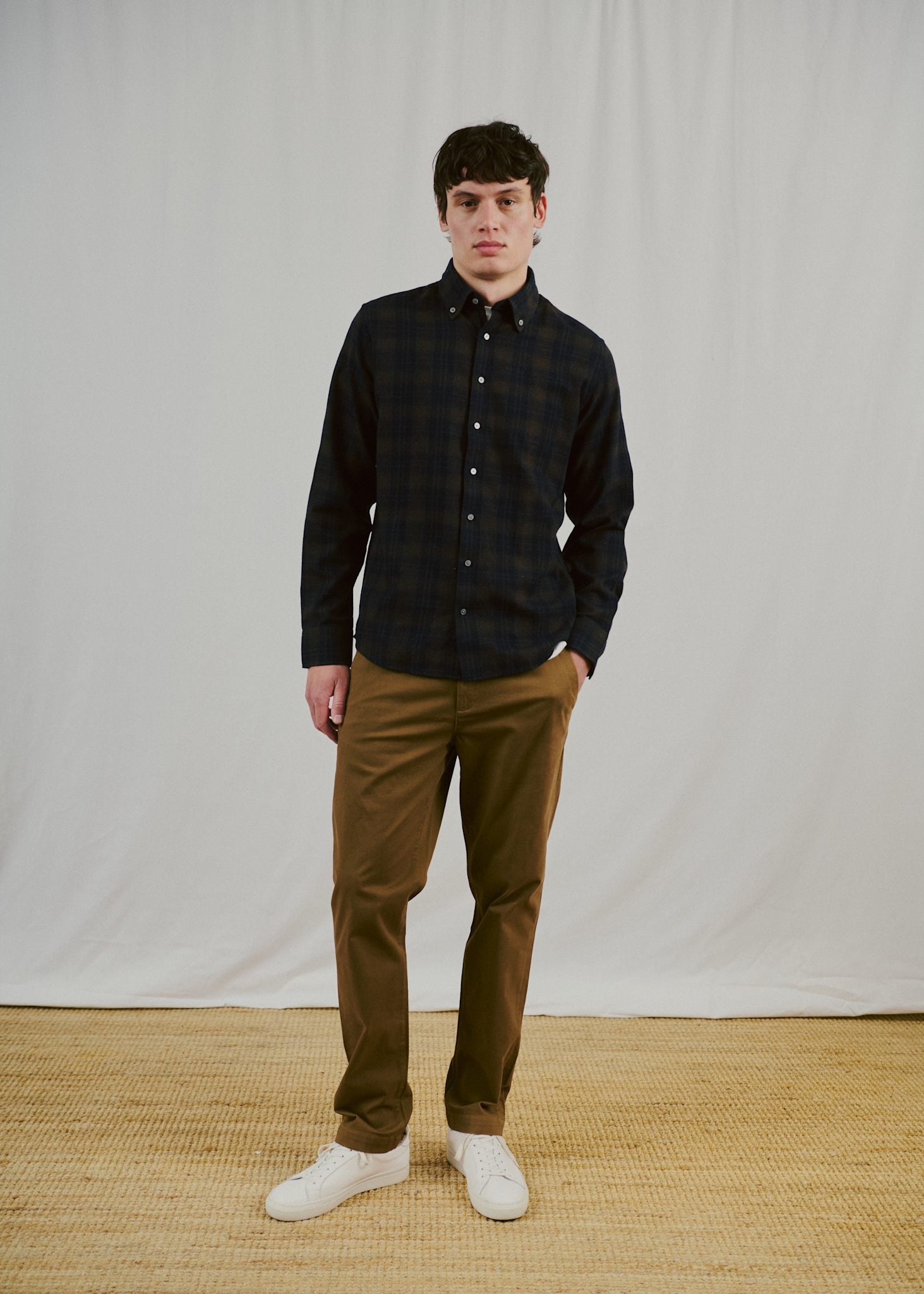BS Norodom Casual Modern Fit Skjorta - Brown