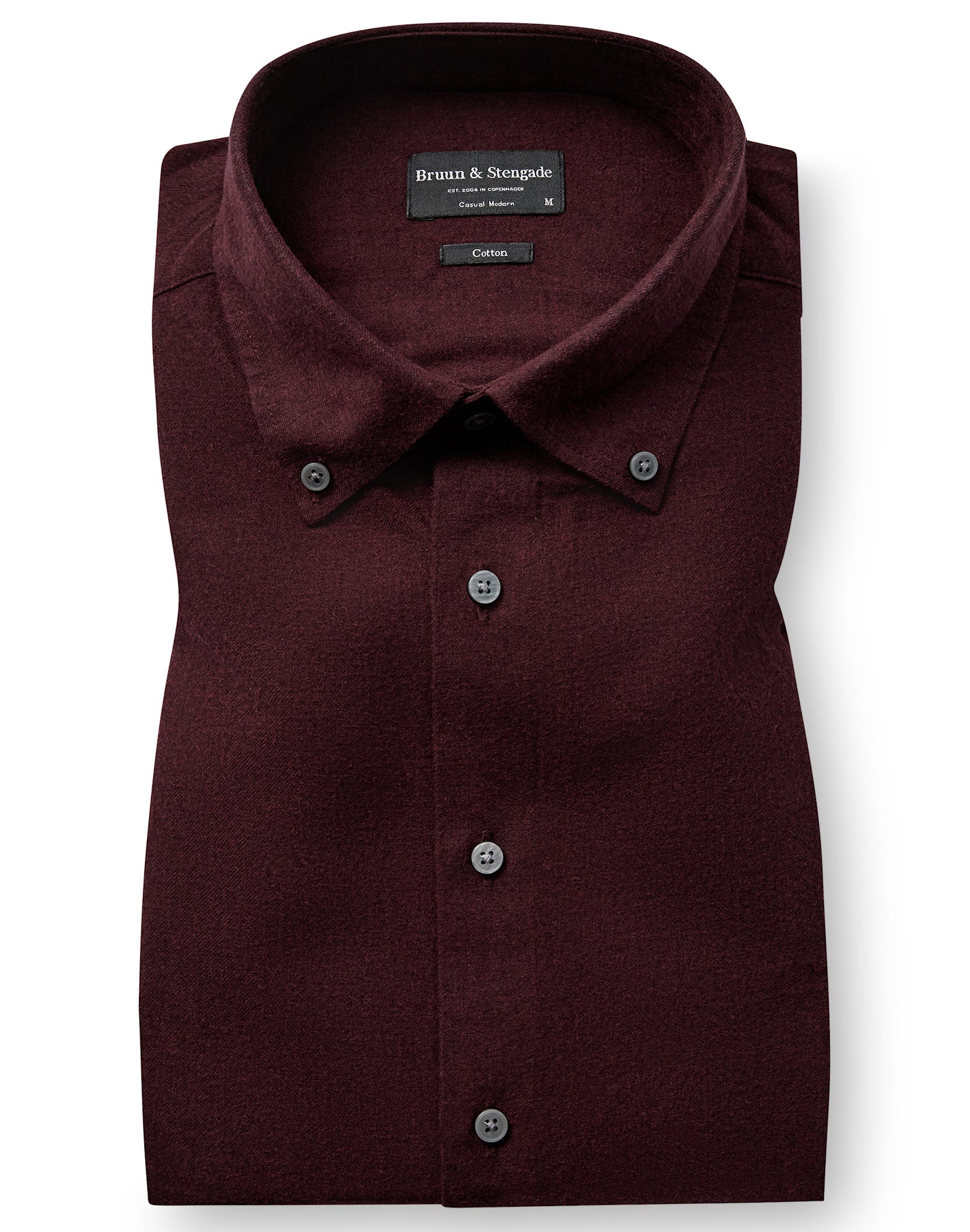 BS Akihito Casual Modern Fit Skjorta - Bordeaux