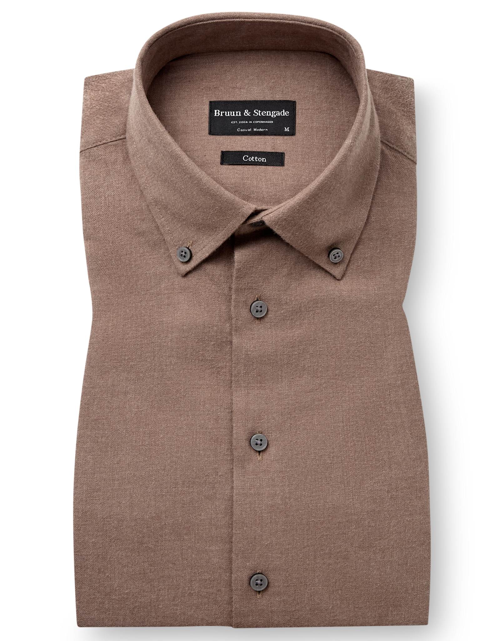 BS Akihito Casual Modern Fit Skjorta - Brown