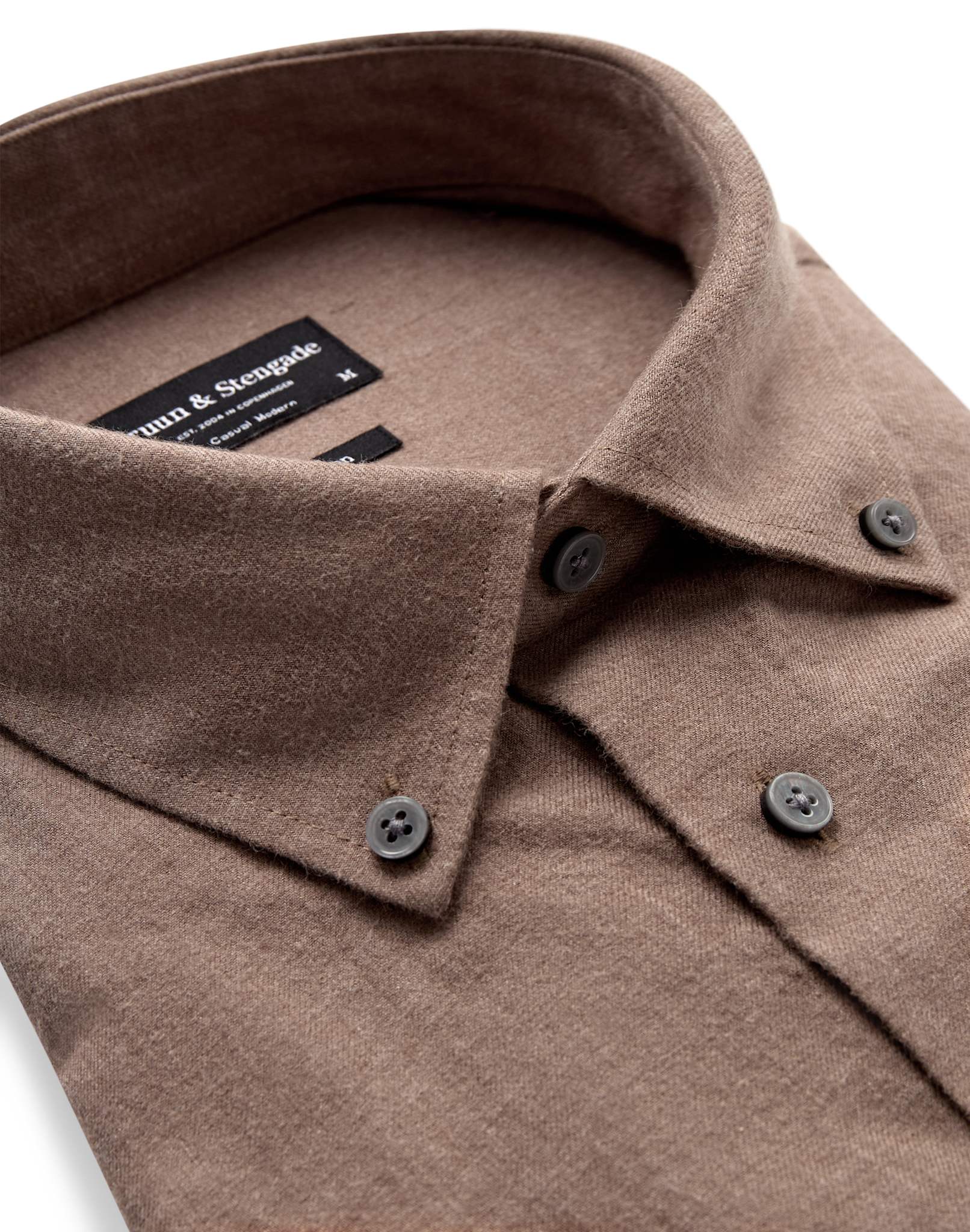 BS Akihito Casual Modern Fit Skjorta - Brown