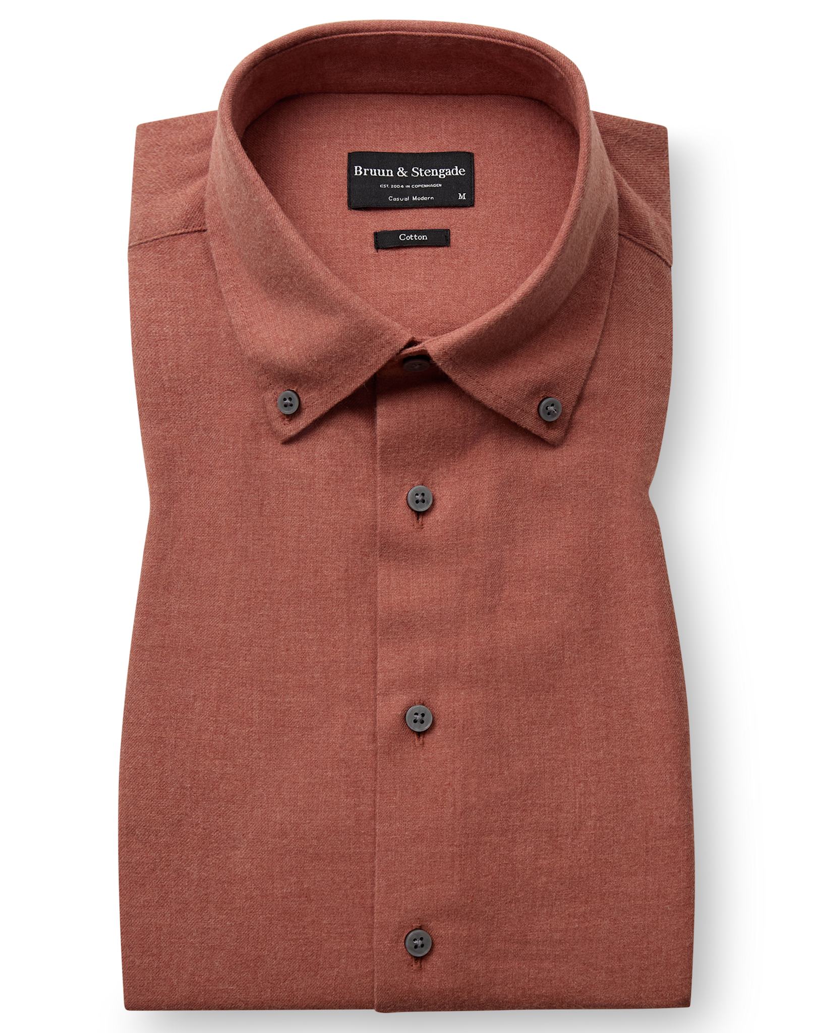 BS Akihito Casual Modern Fit Skjorta - Dusty Red