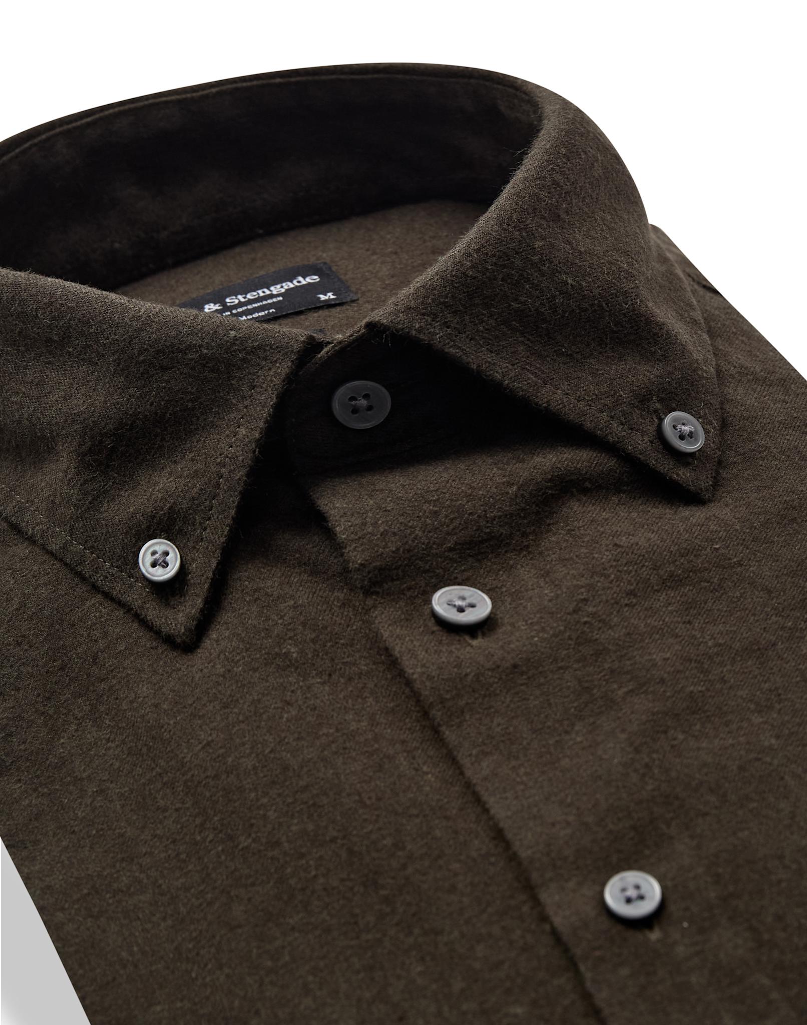 BS Akihito Casual Modern Fit Skjorta - Green