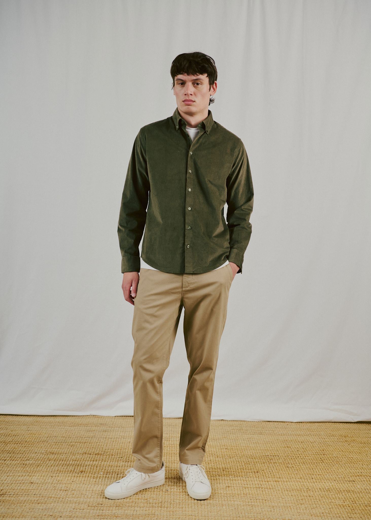 BS Osei Casual Modern Fit Skjorta - Green