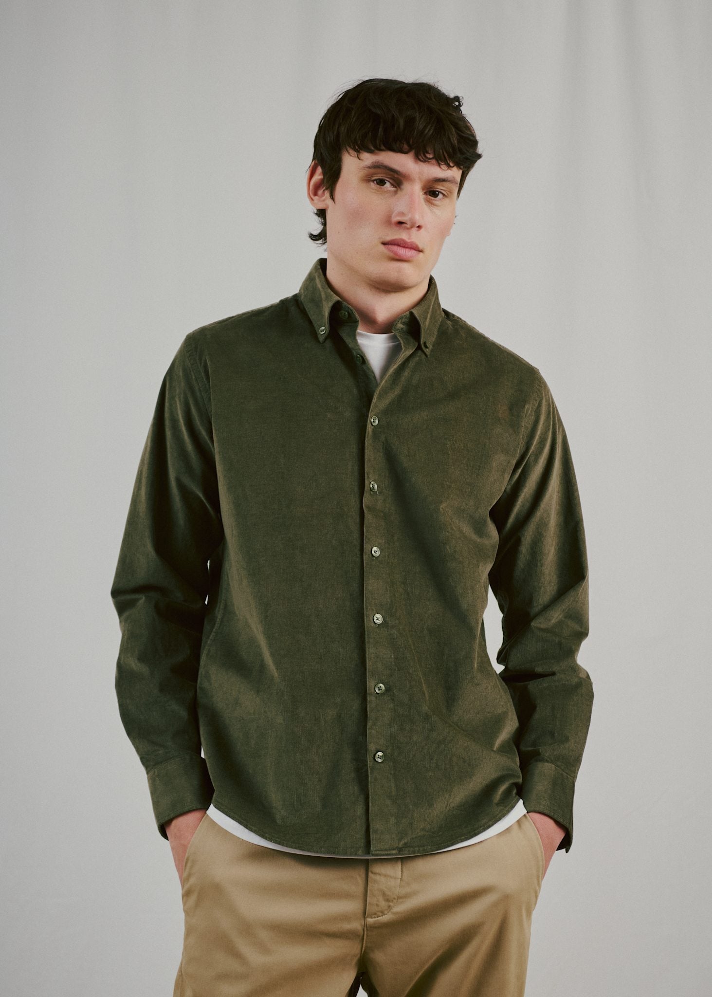 BS Osei Casual Modern Fit Skjorta - Green